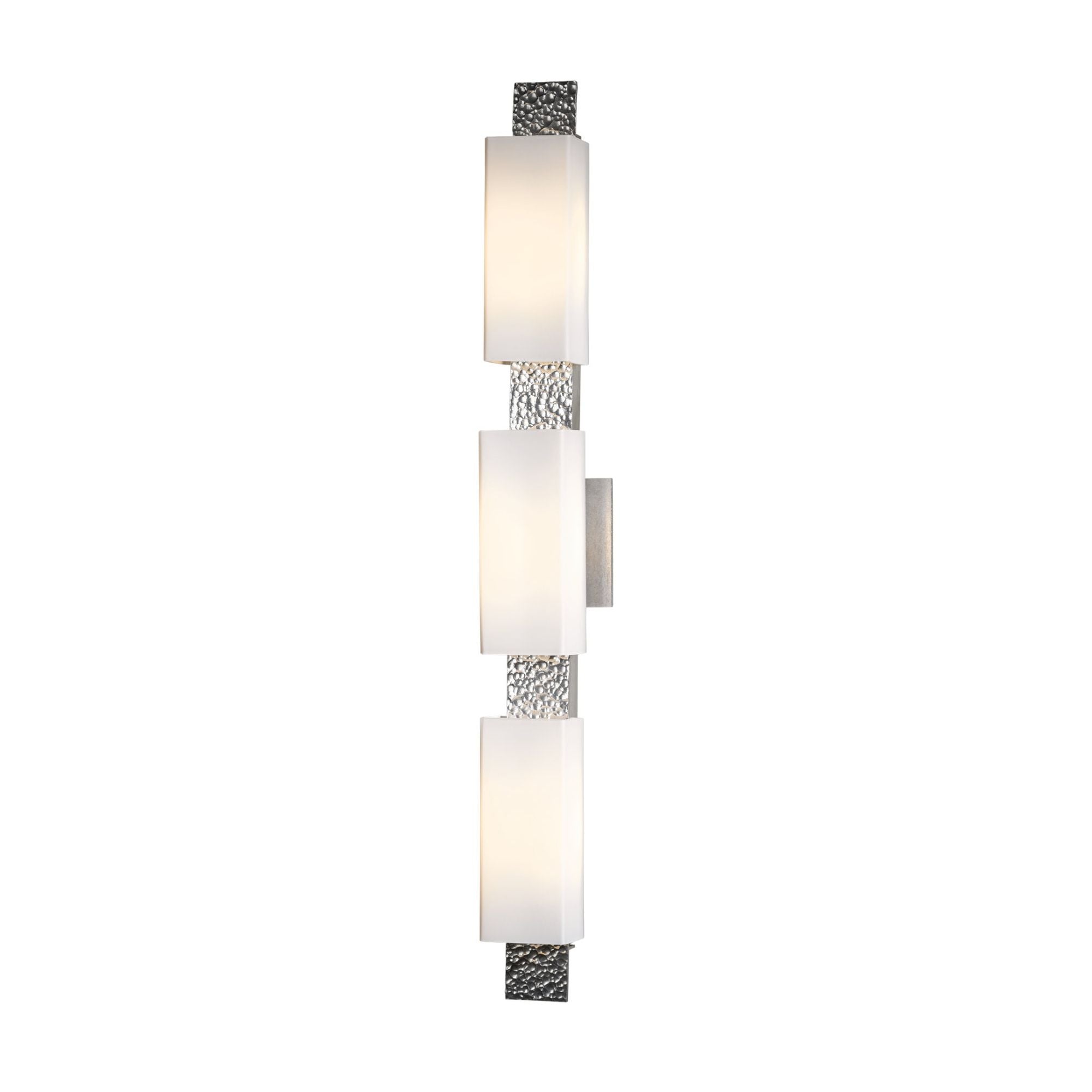Oceanus 3 Light Sconce 3-Light Opal Glass (GG) in Sterling
