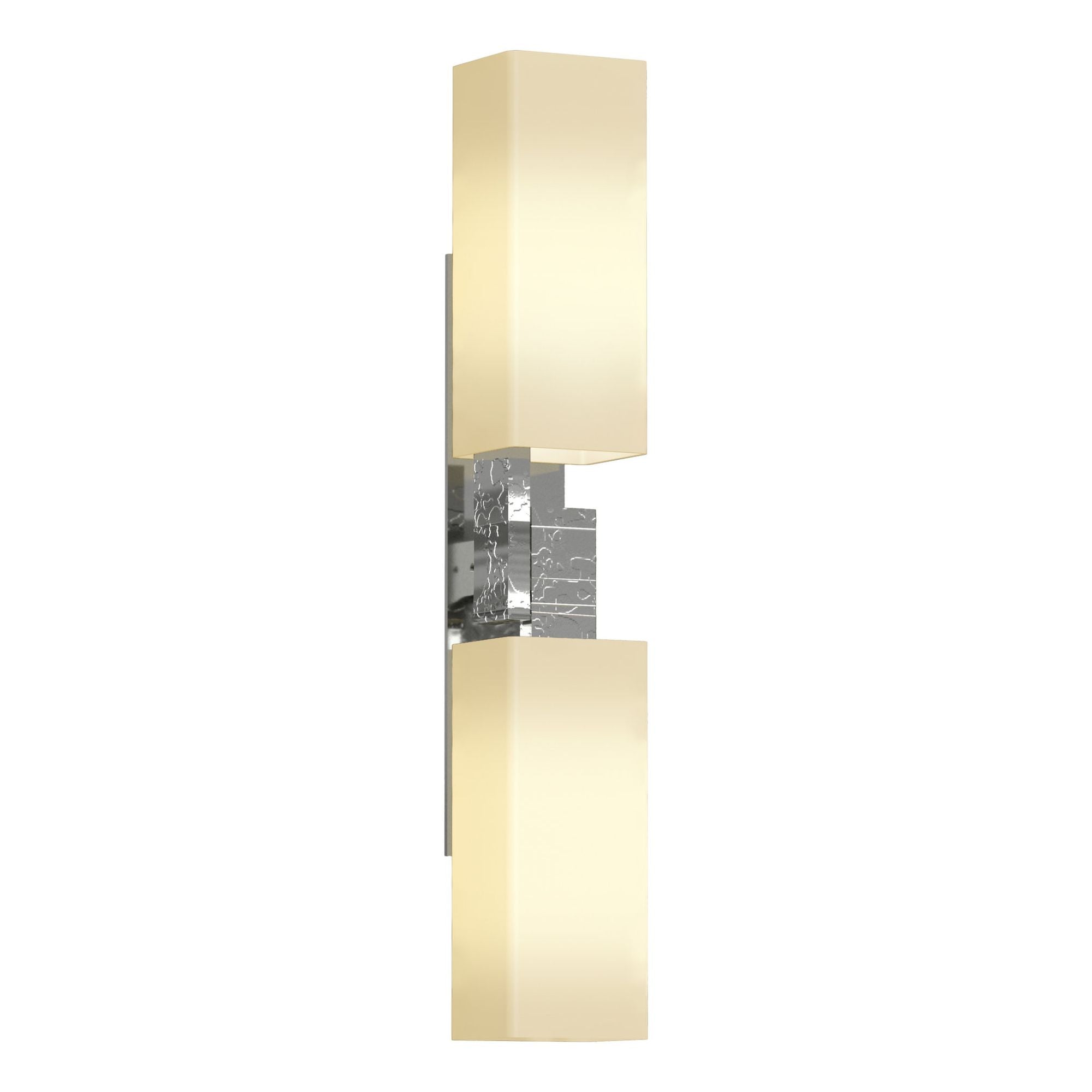 Ondrian 2 Light Sconce 2-Light Opal Glass (GG) in Sterling