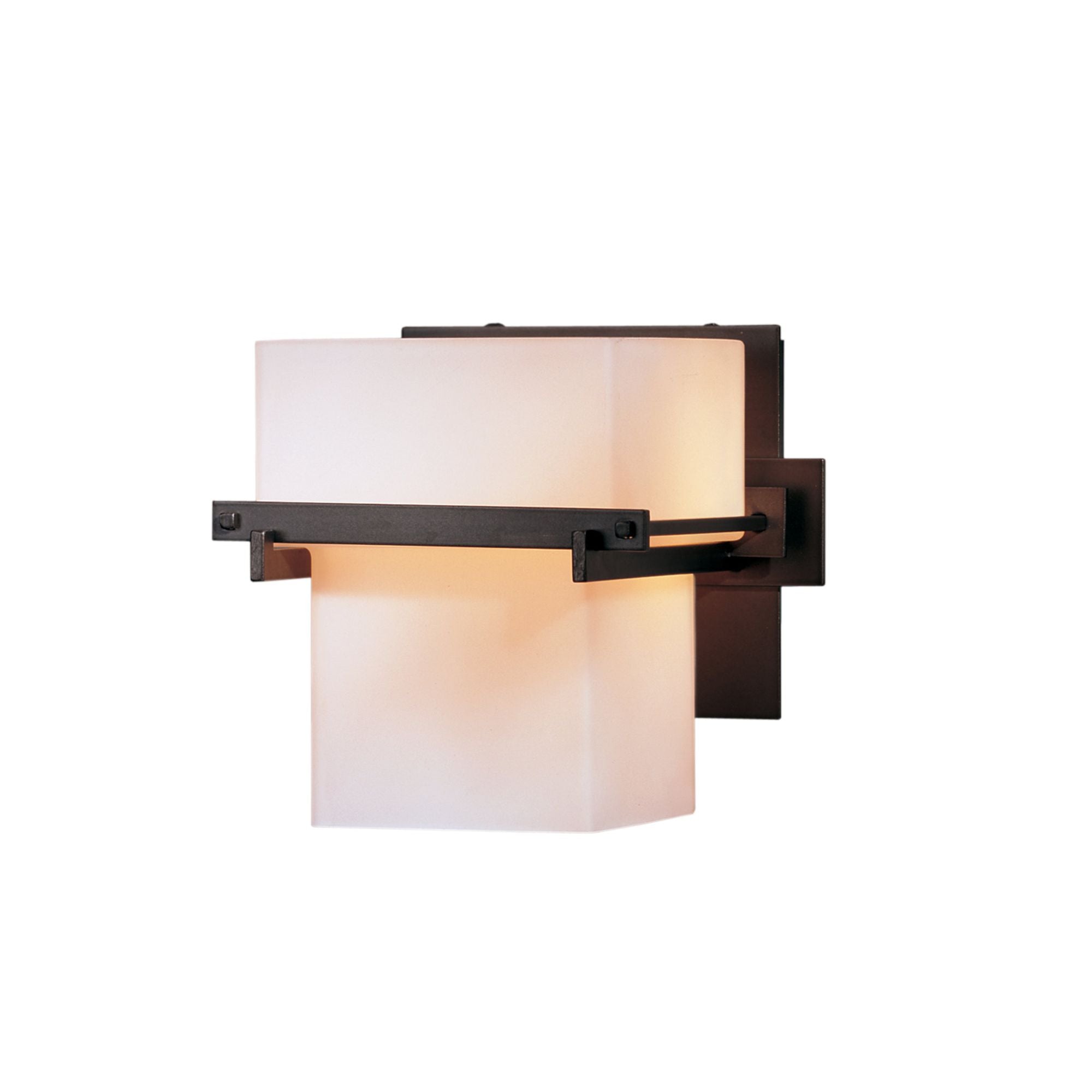 Kakomi 1 Light Sconce 1-Light Opal Glass (GG) in Dark Smoke