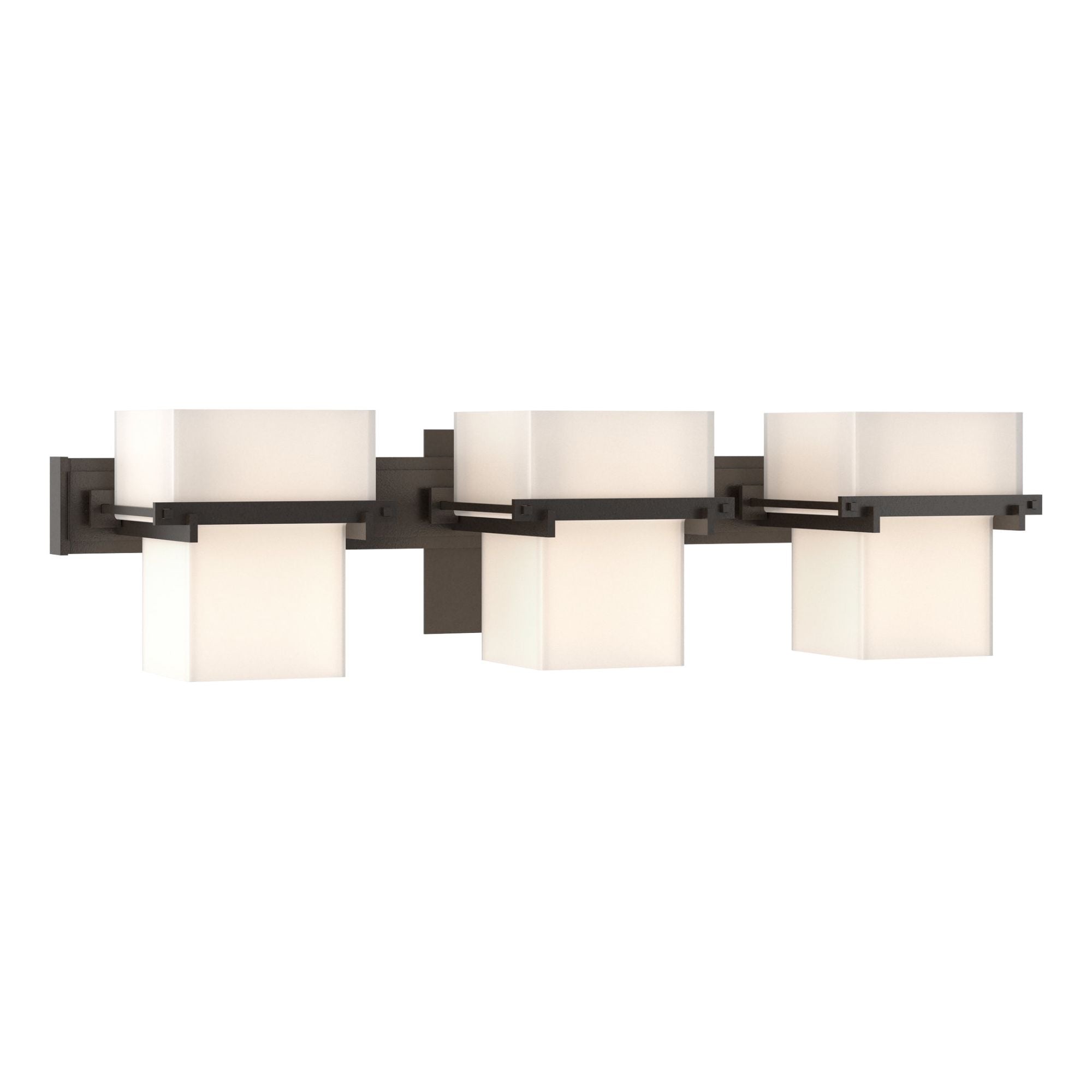 Kakomi 3 Light Sconce 3-Light Opal Glass (GG) in Oil Rubbed Bronze