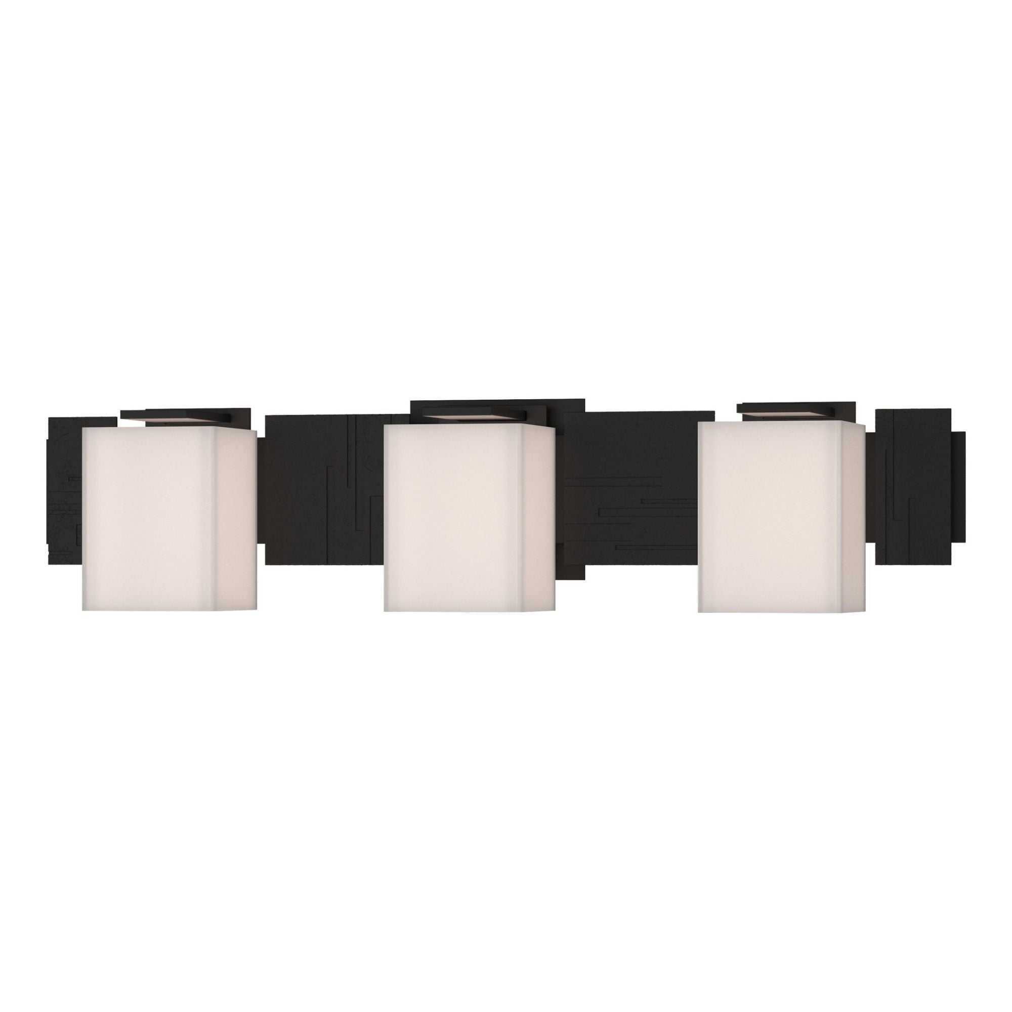 Impressions 3 Light Sconce 3-Light Opal Glass (GG) in Black