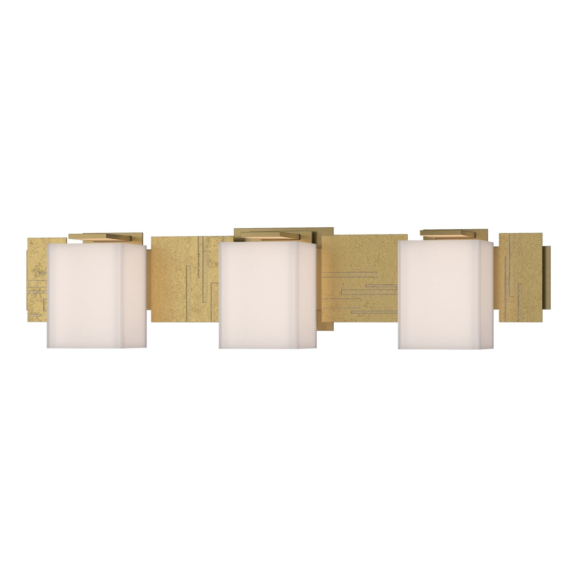 Impressions 3 Light Sconce 3-Light Opal Glass (GG) in Modern Brass