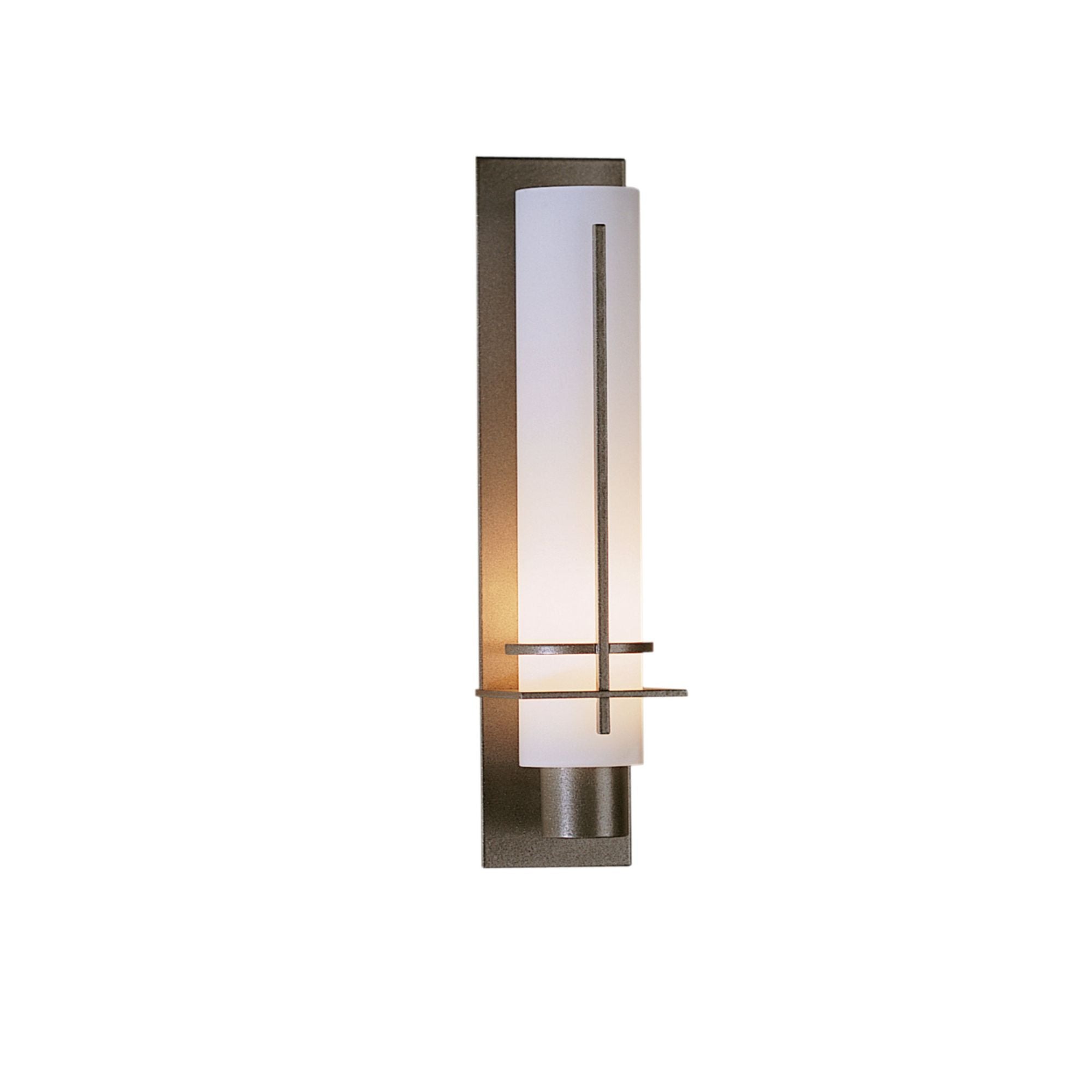 After Hours Sconce 1-Light Opal Glass (GG) in Dark Smoke