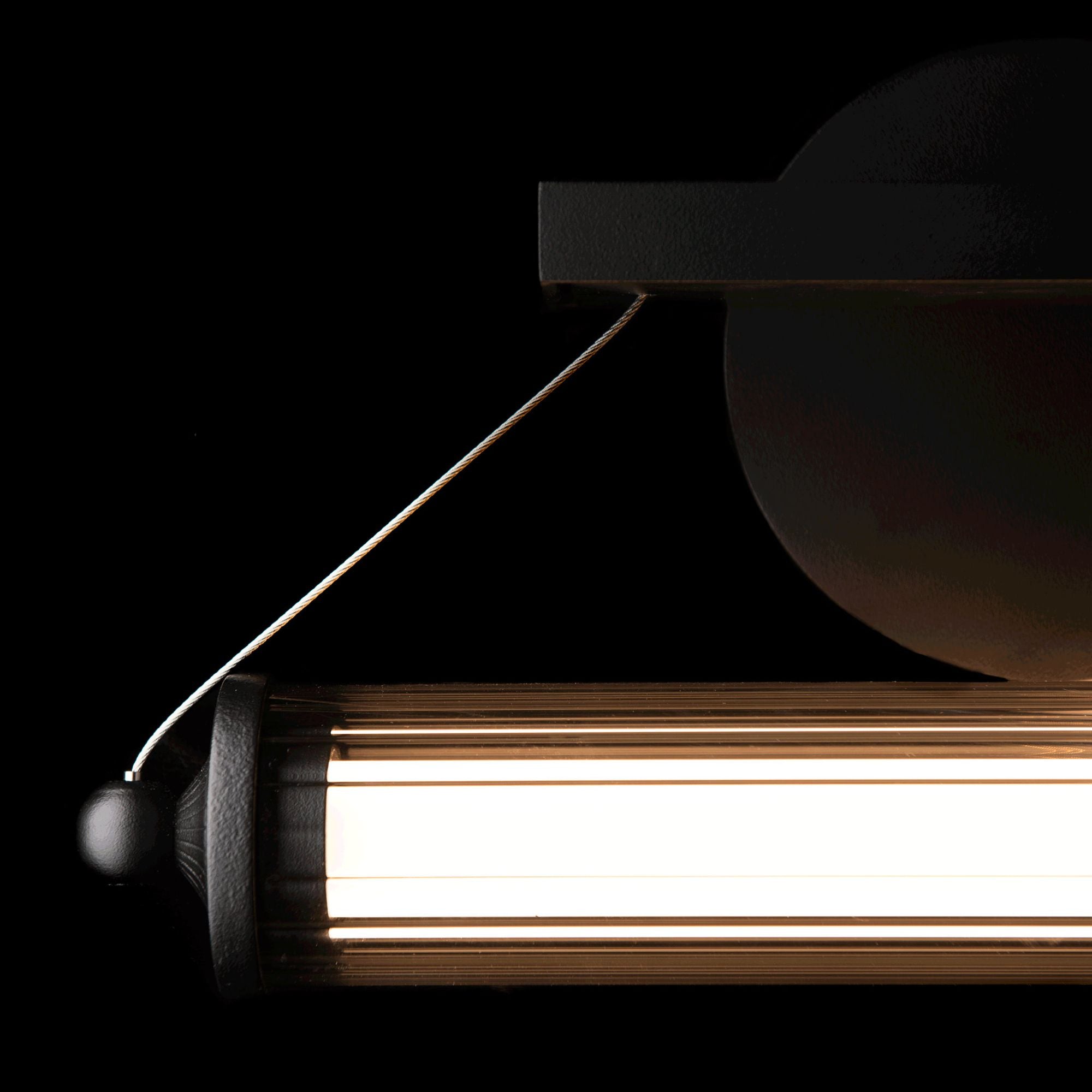 Libra LED Sconce Black Wood LED Clear Glass (ZM) in Black