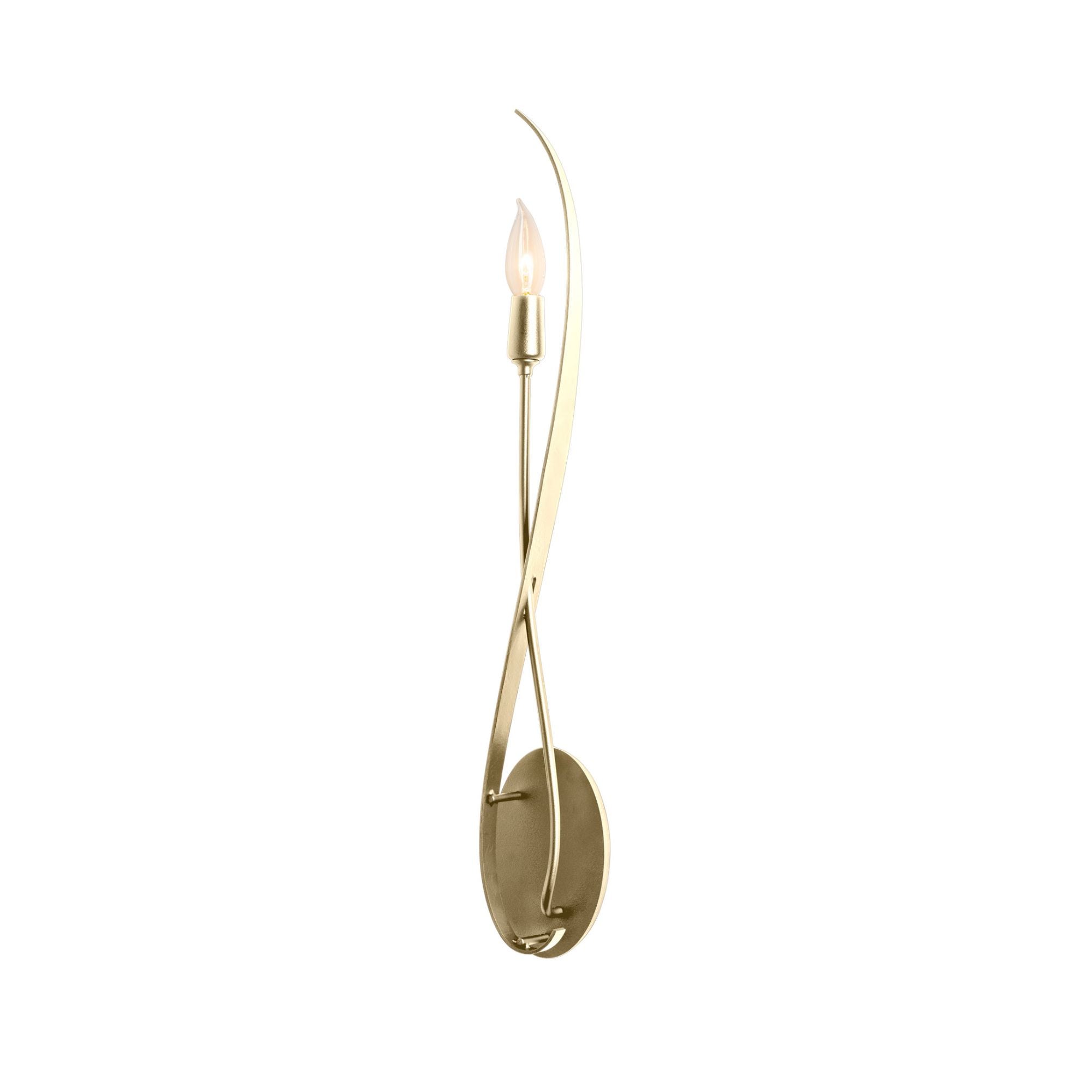 Willow Sconce 1-Light in Modern Brass