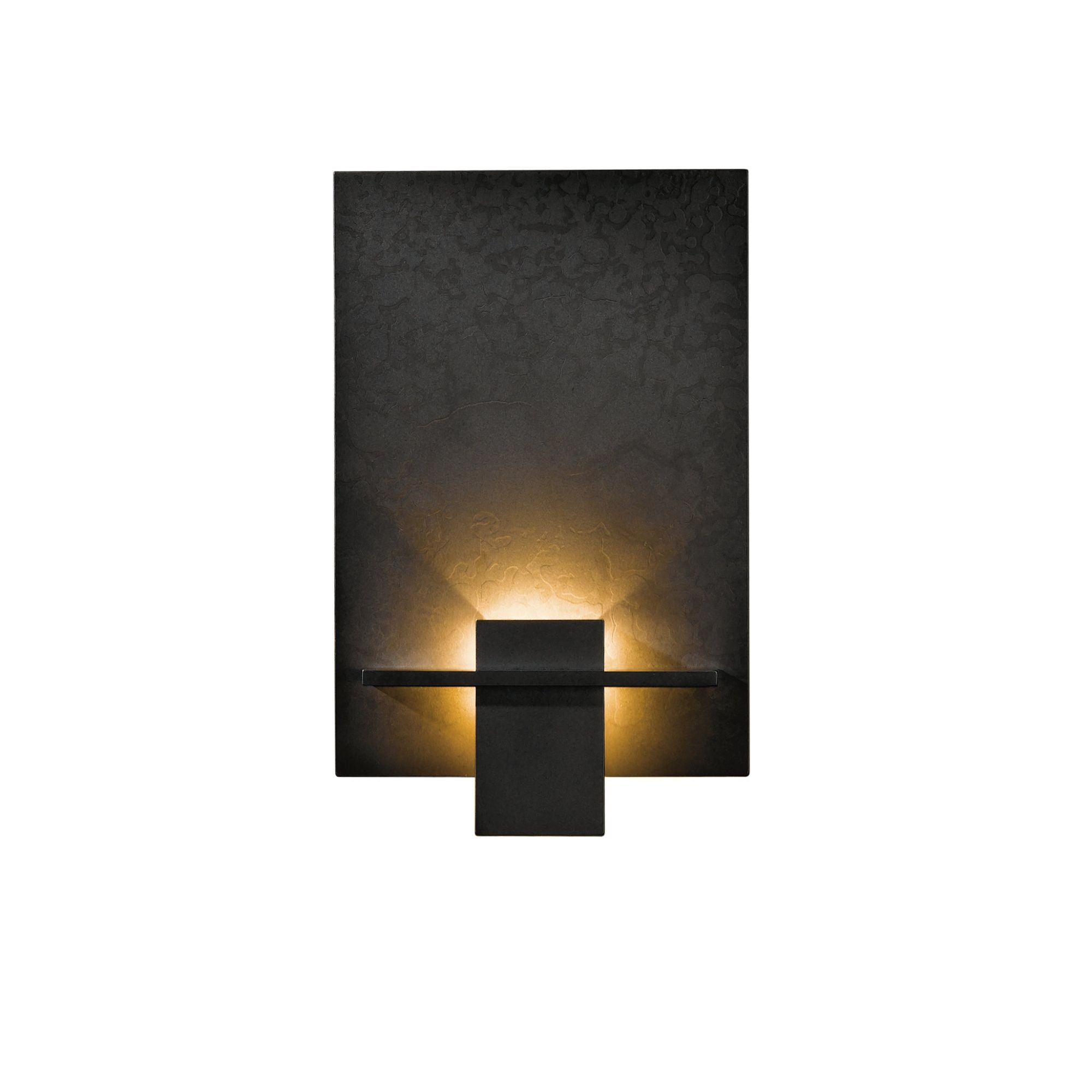 Aperture Sconce 1-Light White Art Glass (BB) in Dark Smoke
