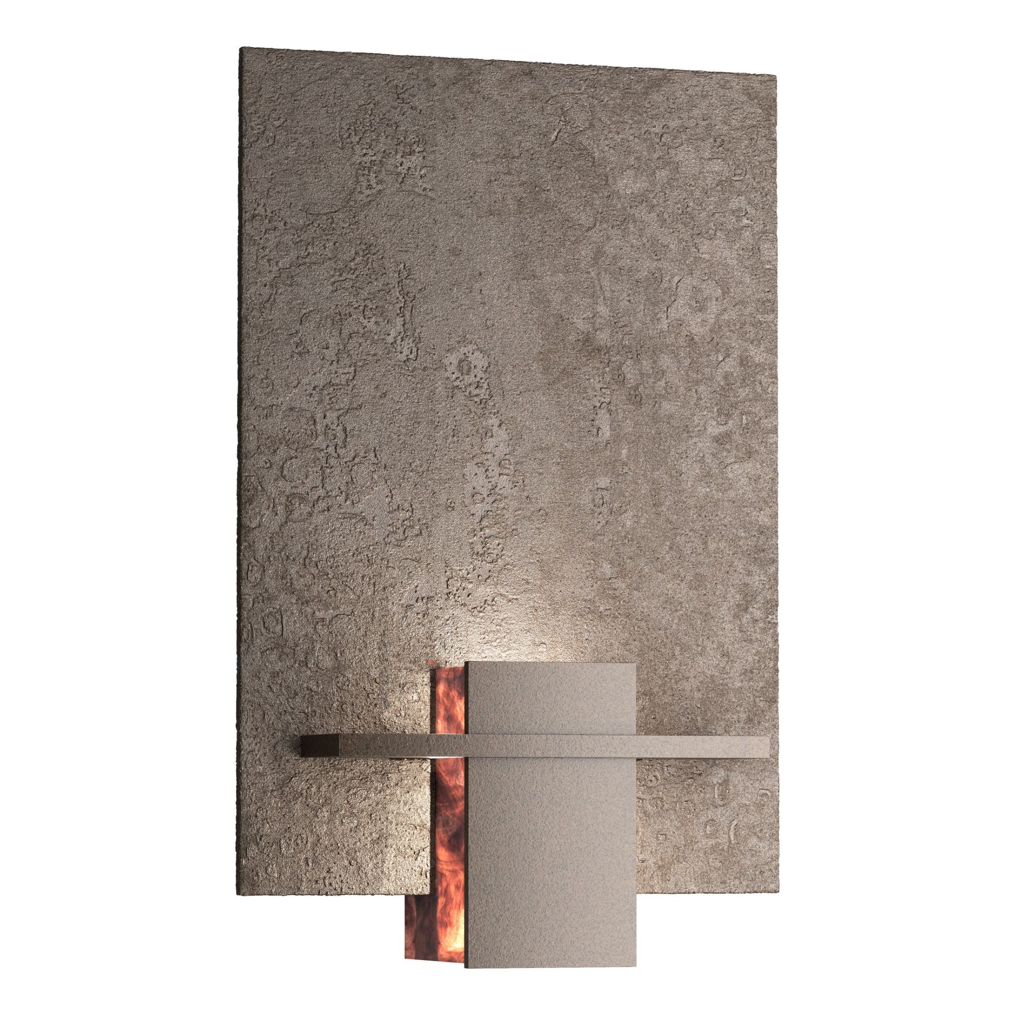 Aperture Sconce 1-Light Topaz Glass (ZB) in Oil Rubbed Bronze