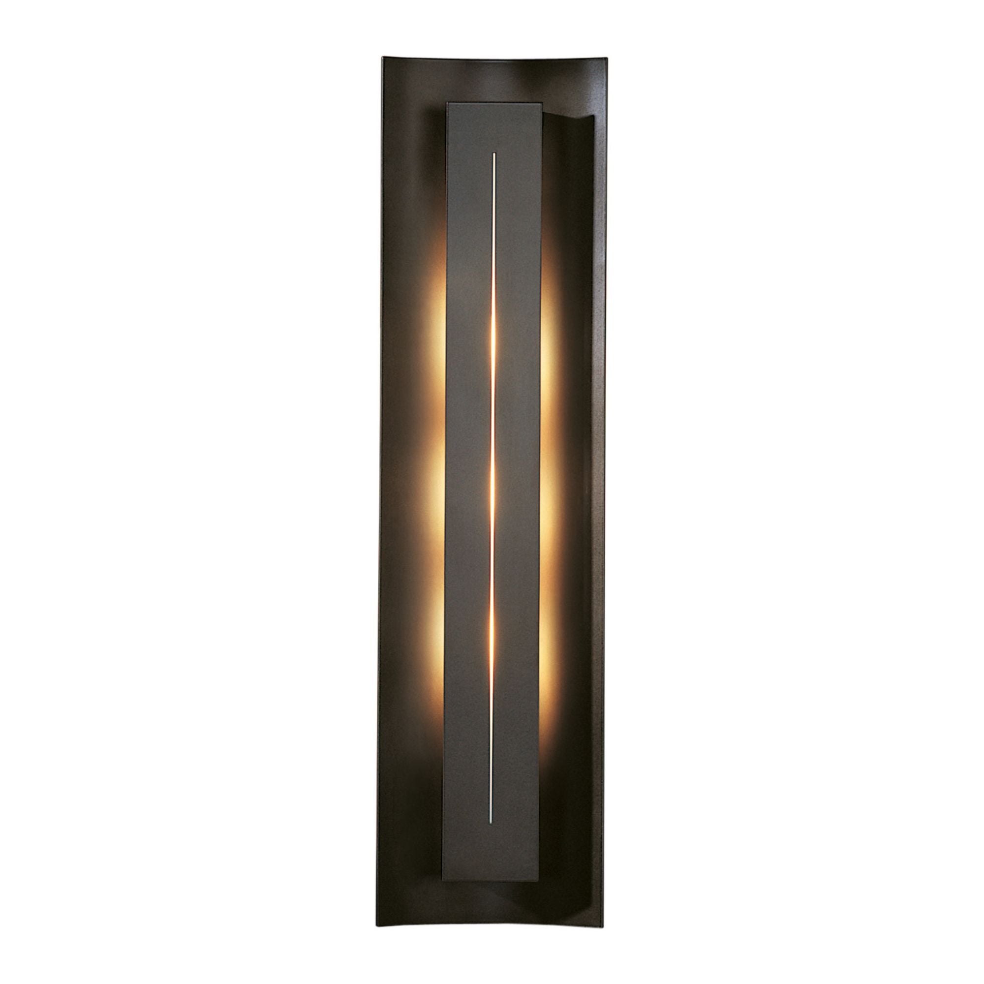 Gallery Sconce 3-Light Ivory Art Glass (CC) in Dark Smoke