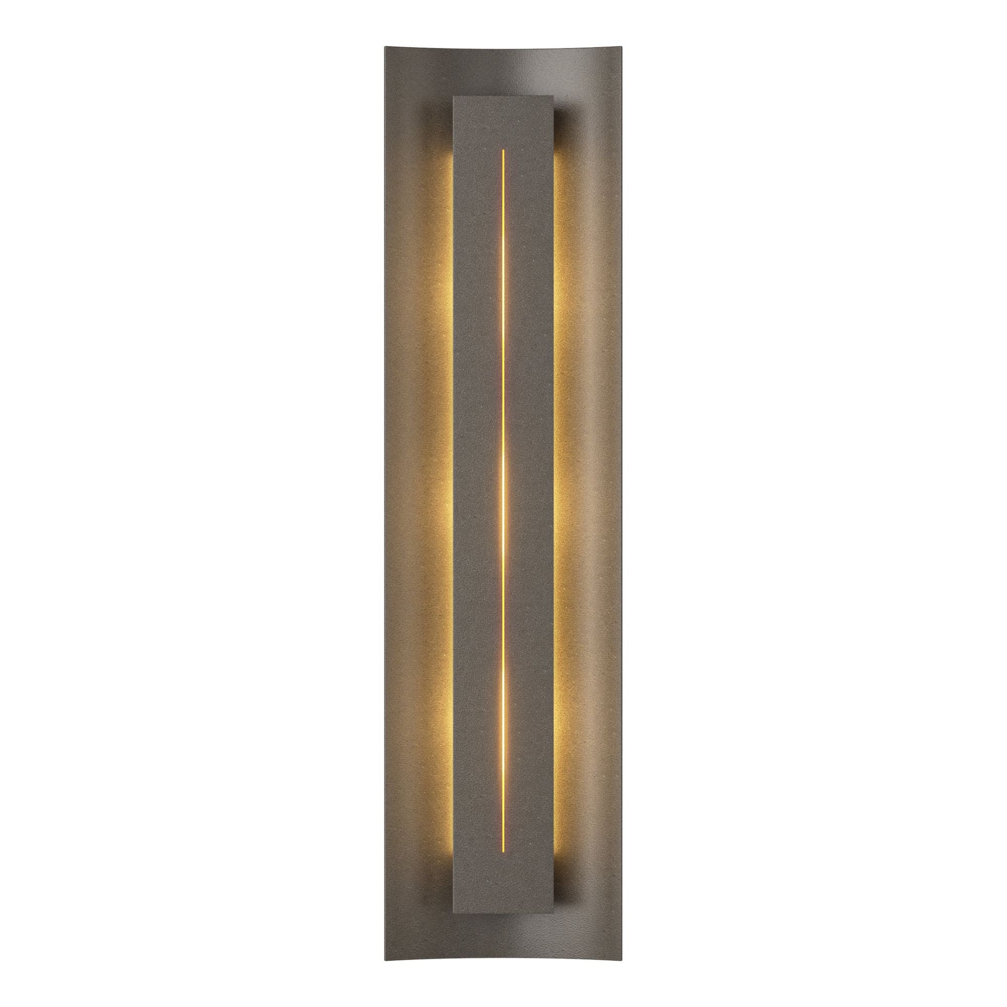 Gallery Sconce 3-Light Ivory Art Glass (CC) in Dark Smoke