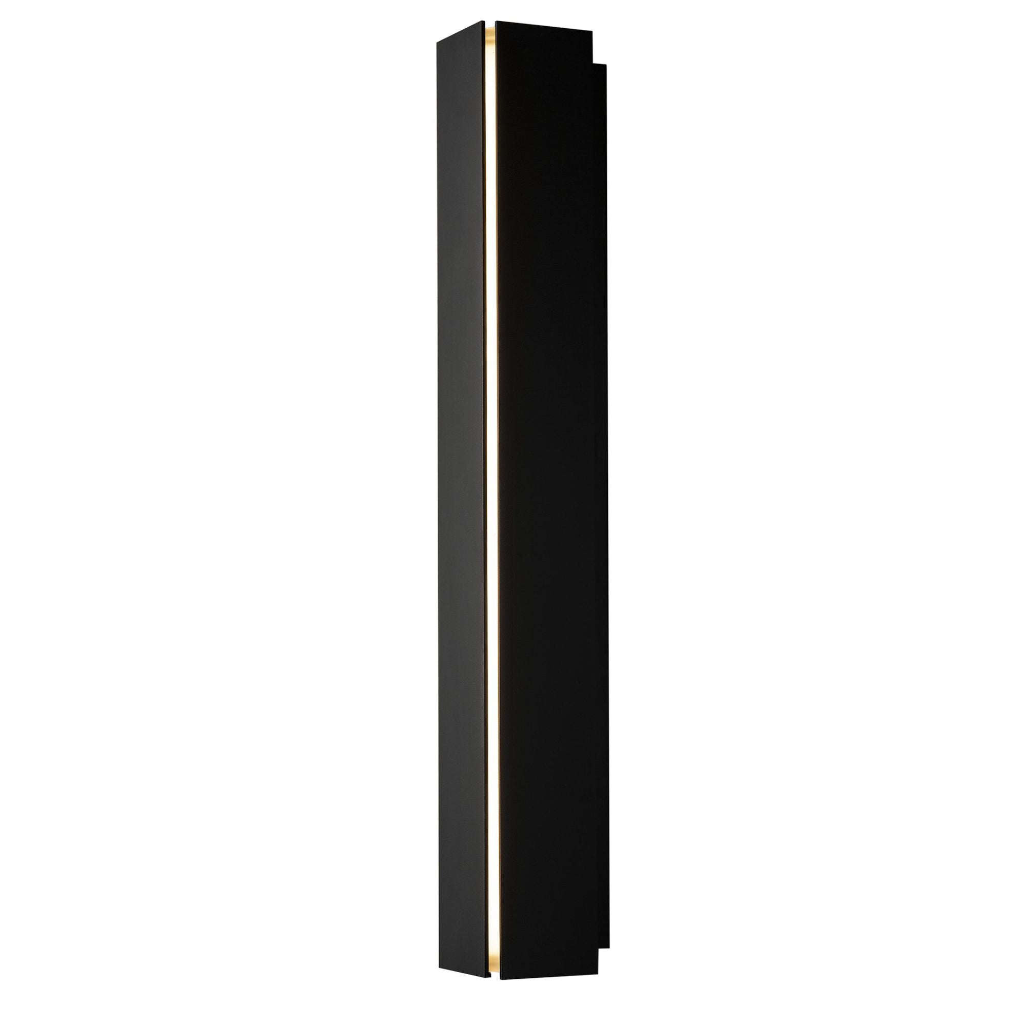Gallery LED Sconce LED Ivory Art Glass (CC) in Black