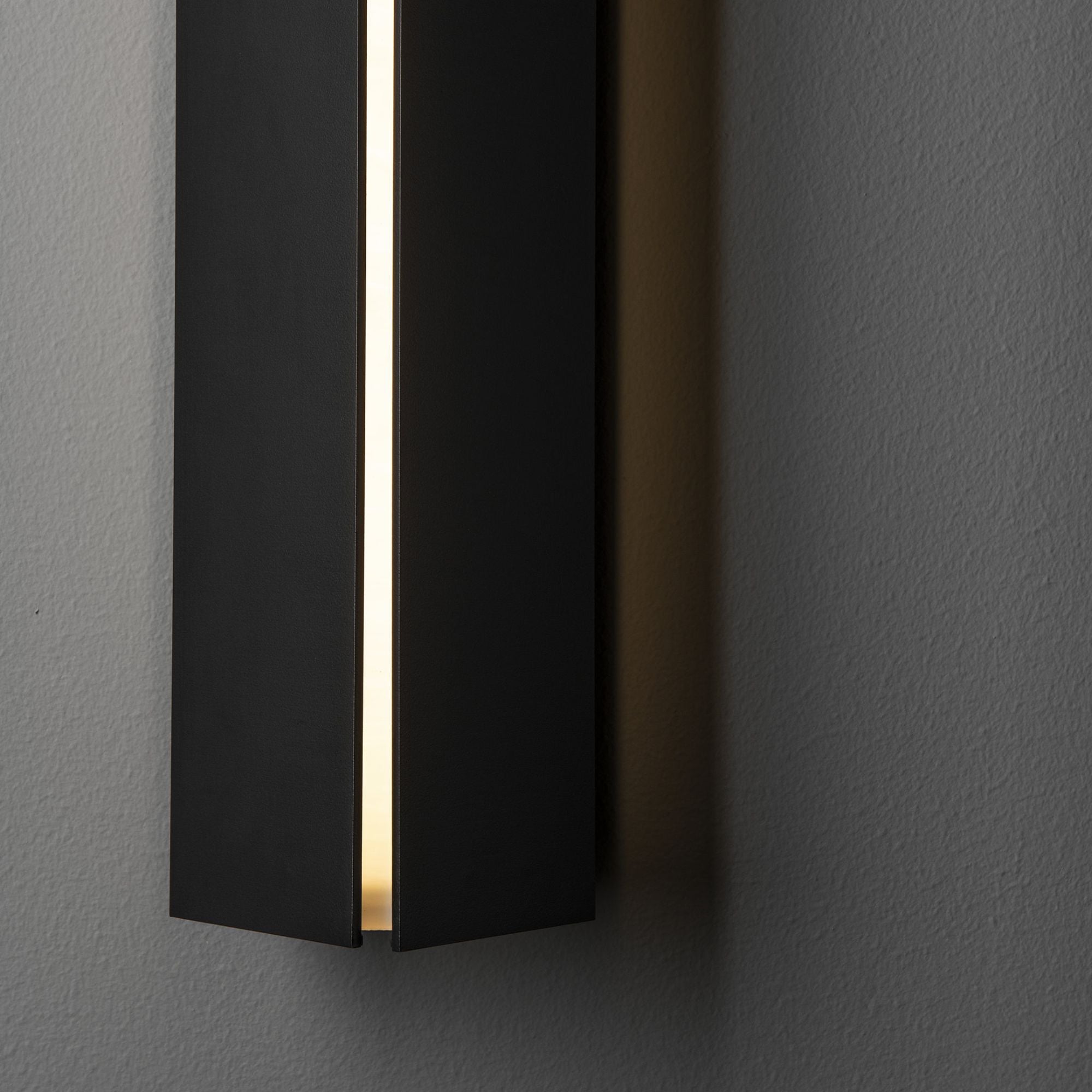 Gallery LED Sconce LED Ivory Art Glass (CC) in Black