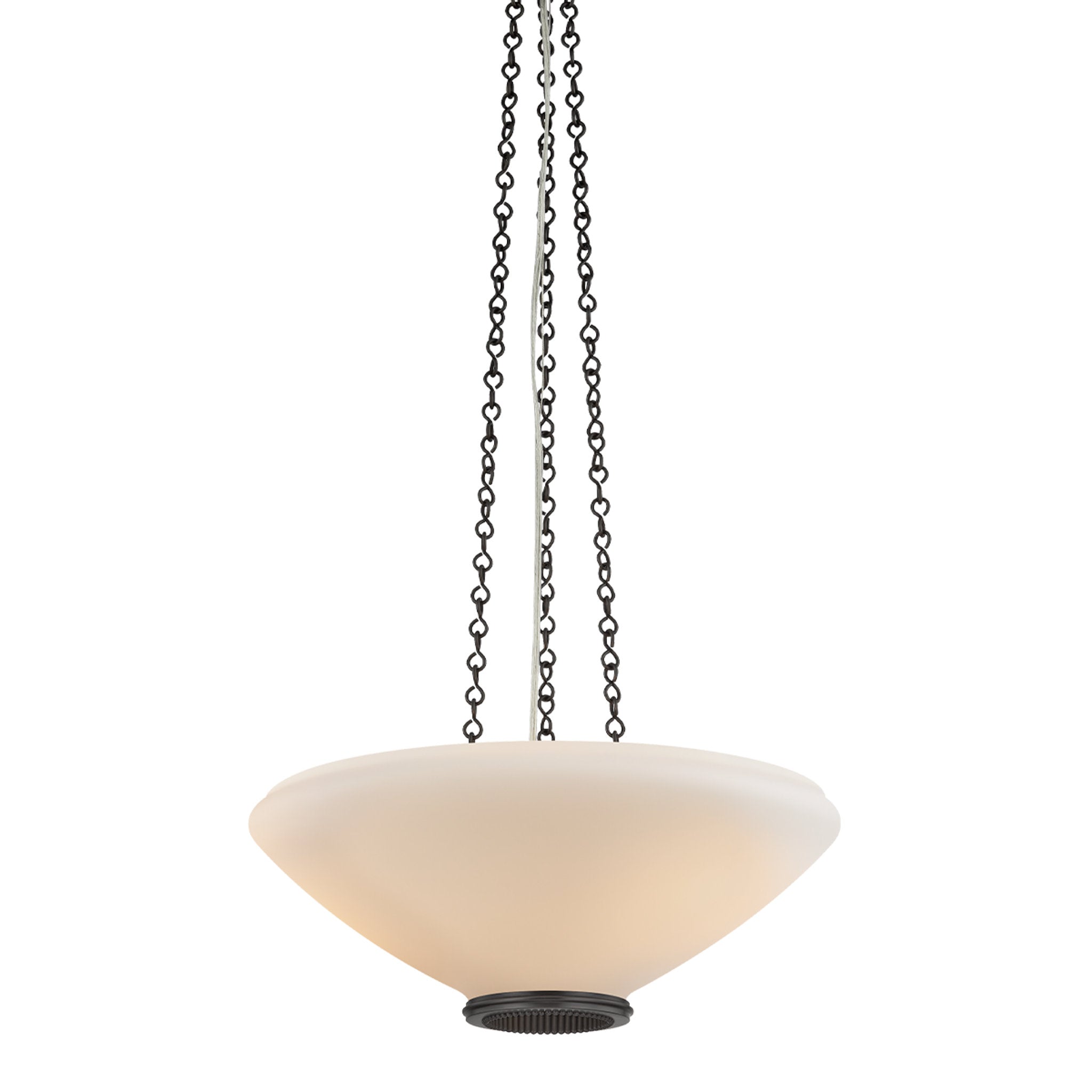 Awosting 3-Light Pendant in Distressed Bronze 17W x 6.25H