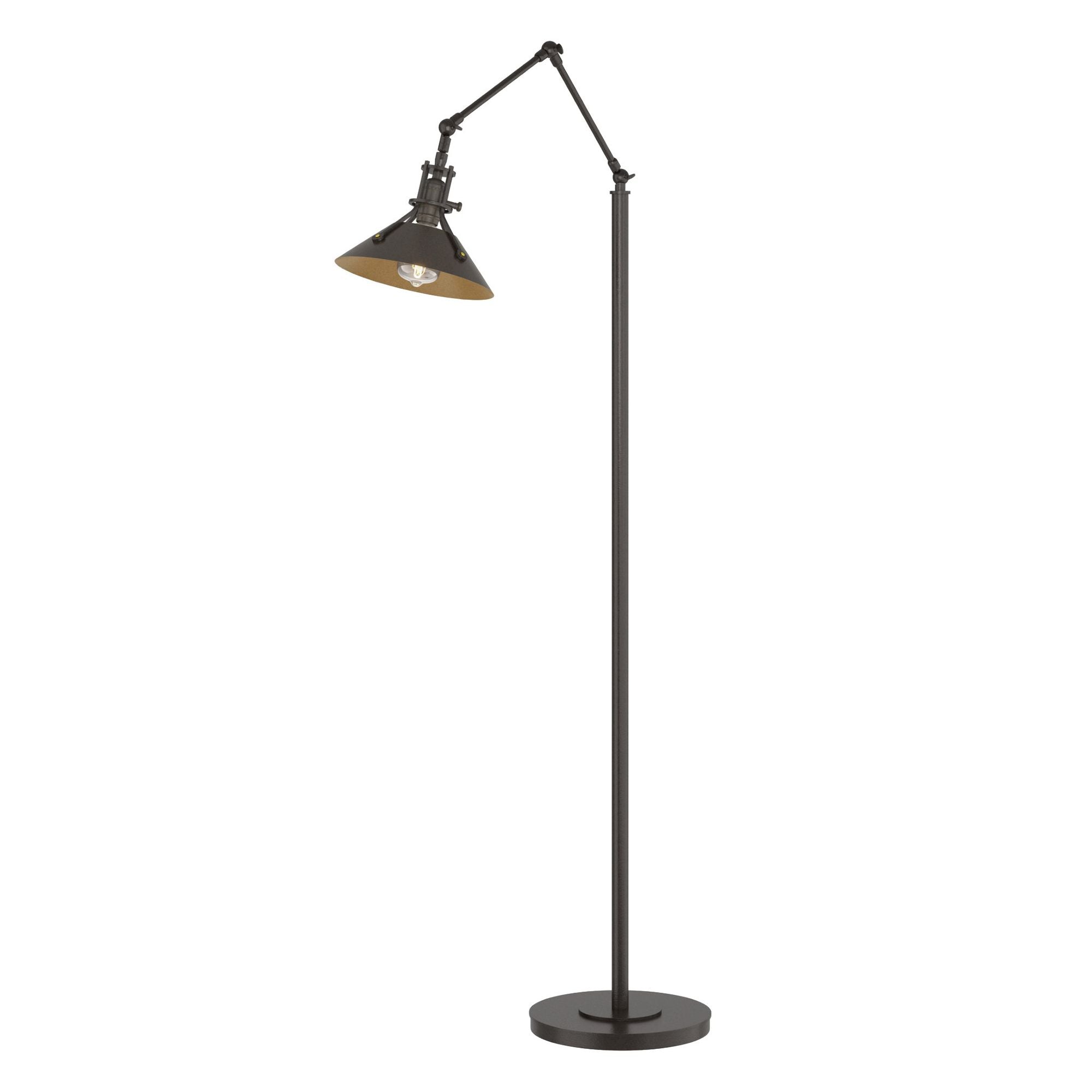 Henry Floor Lamp 1-Light Oil Rubbed Bronze Accent in Oil Rubbed Bronze - Dimmer on Socket
