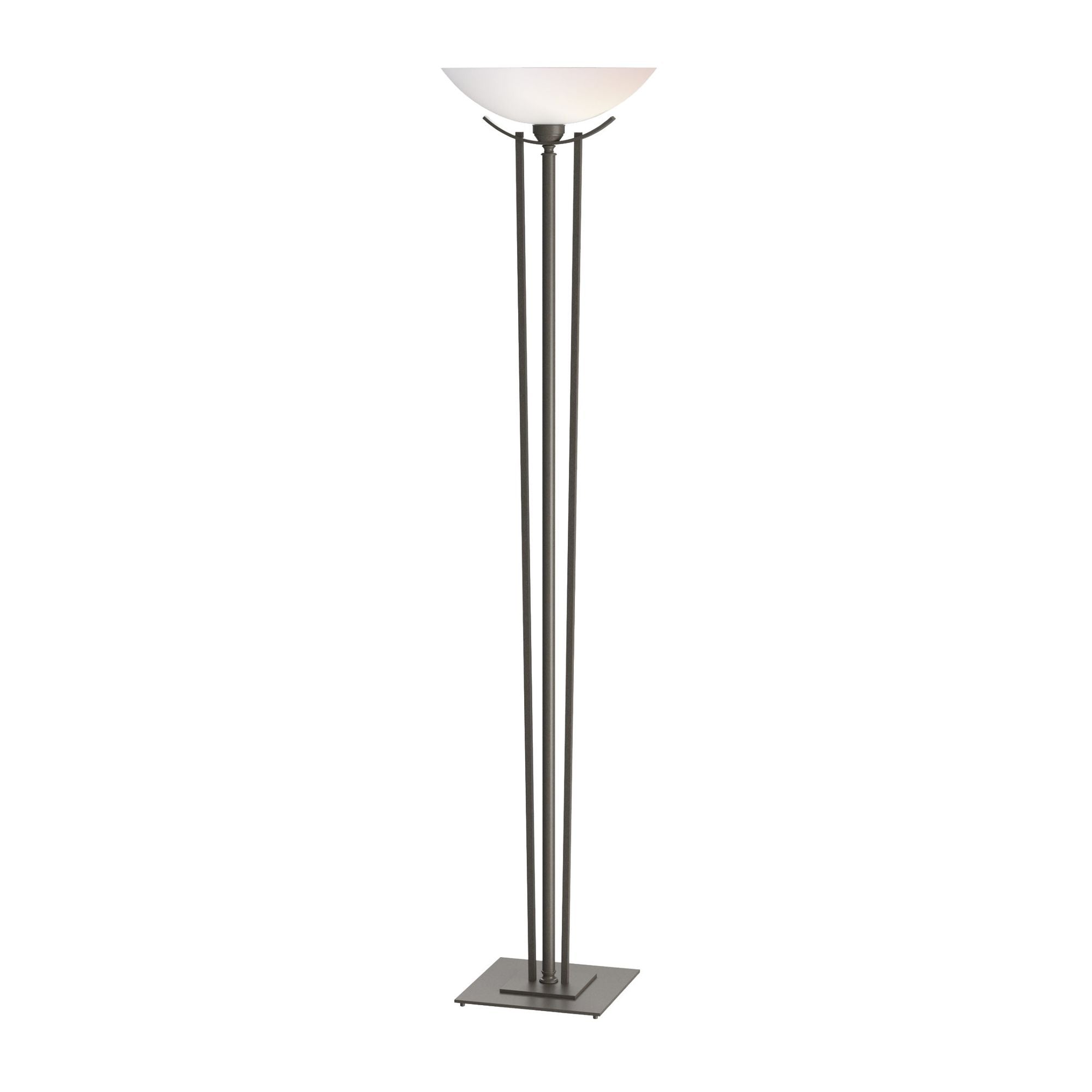 Taper Torchiere 1-Light Opal Glass