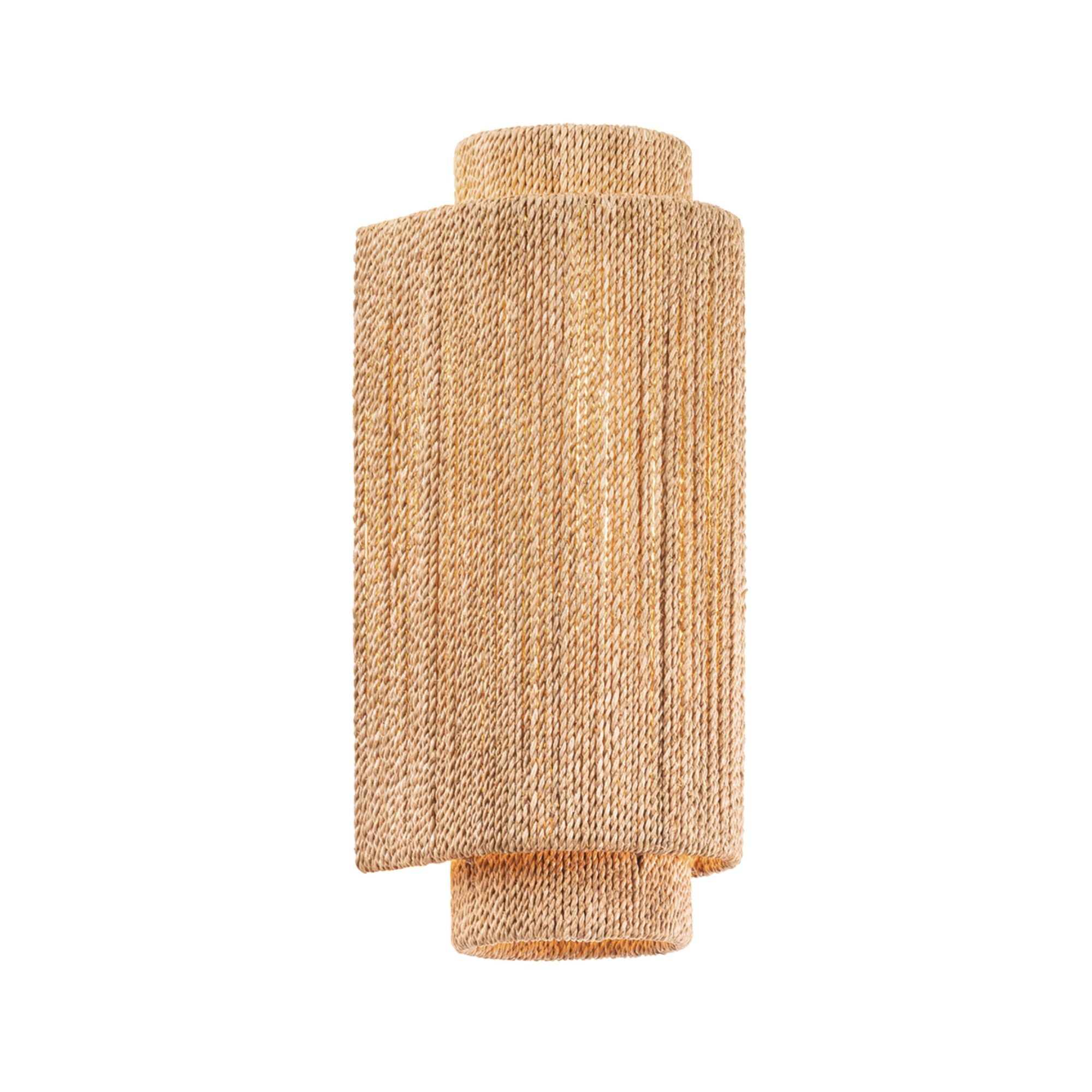 Metuchen 1-Light Wall Sconce in Vintage Gold Leaf 6.75W x 16H