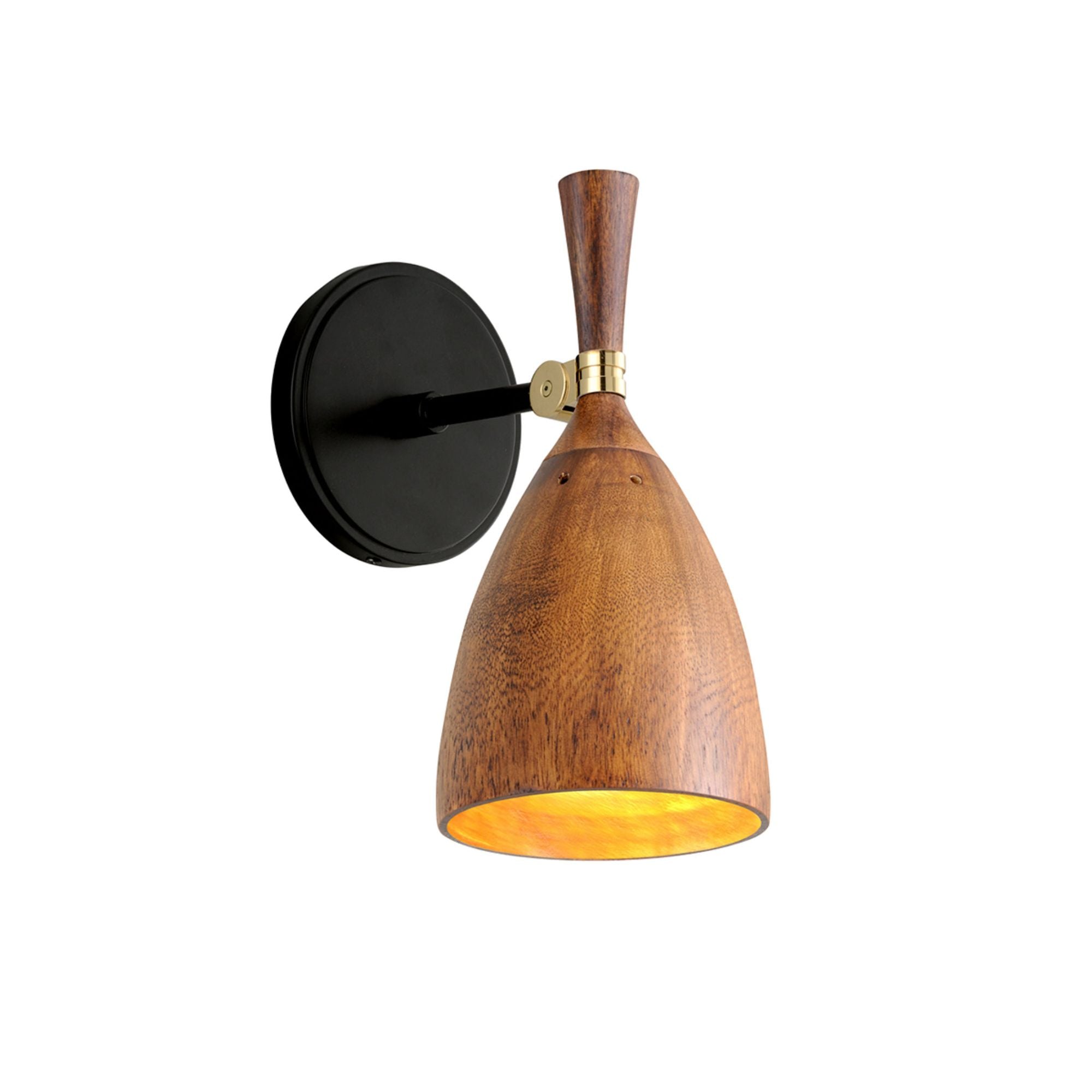 Utopia 1-Light Wall Sconce in Soft Black by Martyn Lawrence Bullard 6W x 11.75H