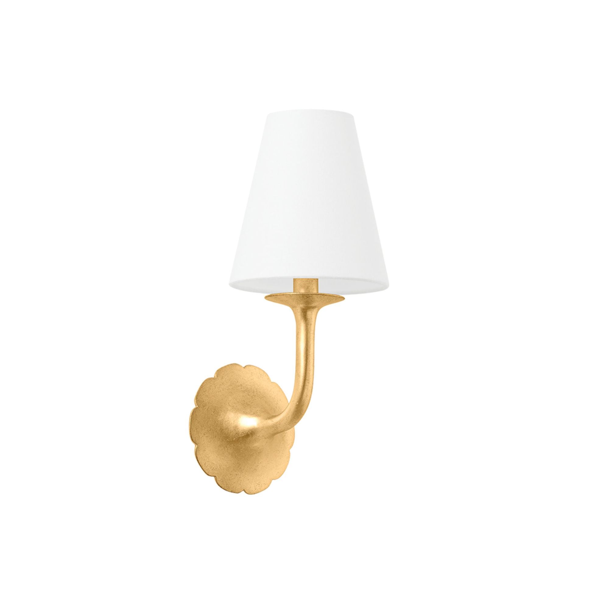 Winnipeg 1-Light Wall Sconce in Vintage Gold Leaf 6.5W x 14.75H