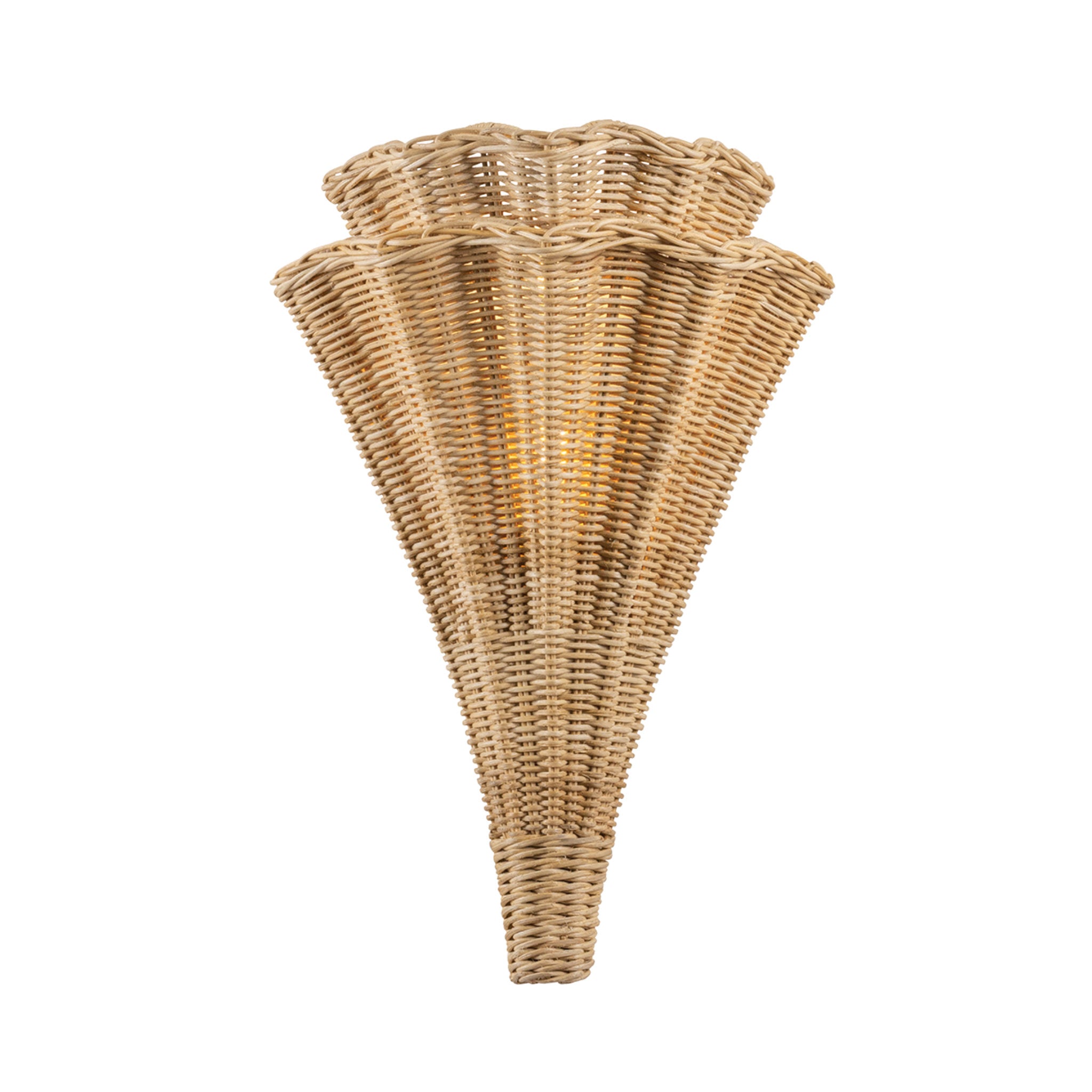Arverne 2-Light Wall Sconce in Vintage Gold Leaf 11W x 17H