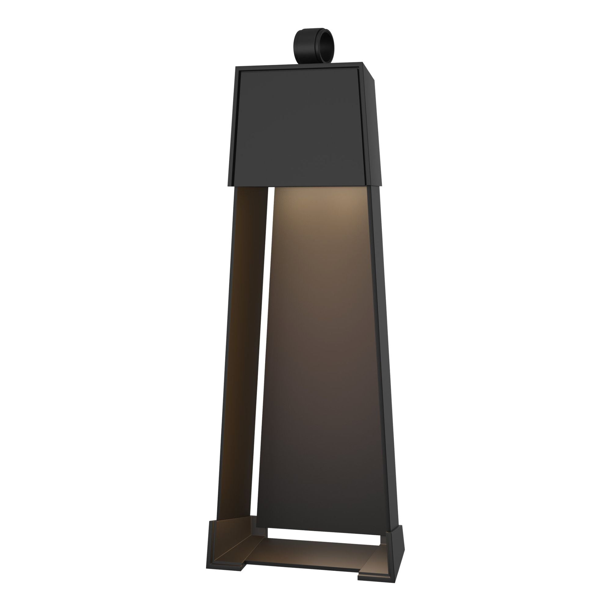 Revere Large Outdoor Sconce 2-Light Coastal Black Accent in Coastal Black