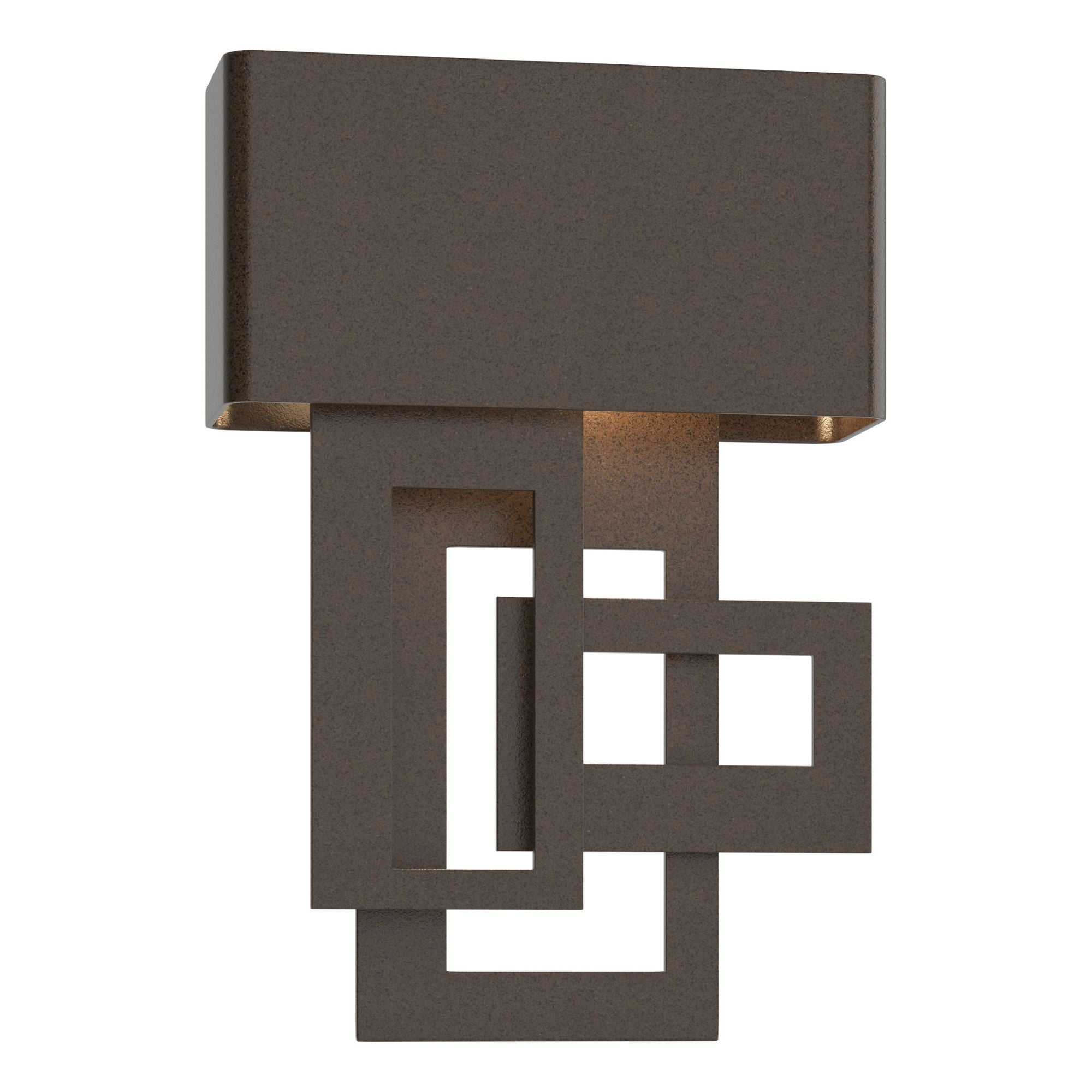 Collage Small Dark Sky Friendly LED Outdoor Sconce Left Facing LED in Coastal Oil Rubbed Bronze