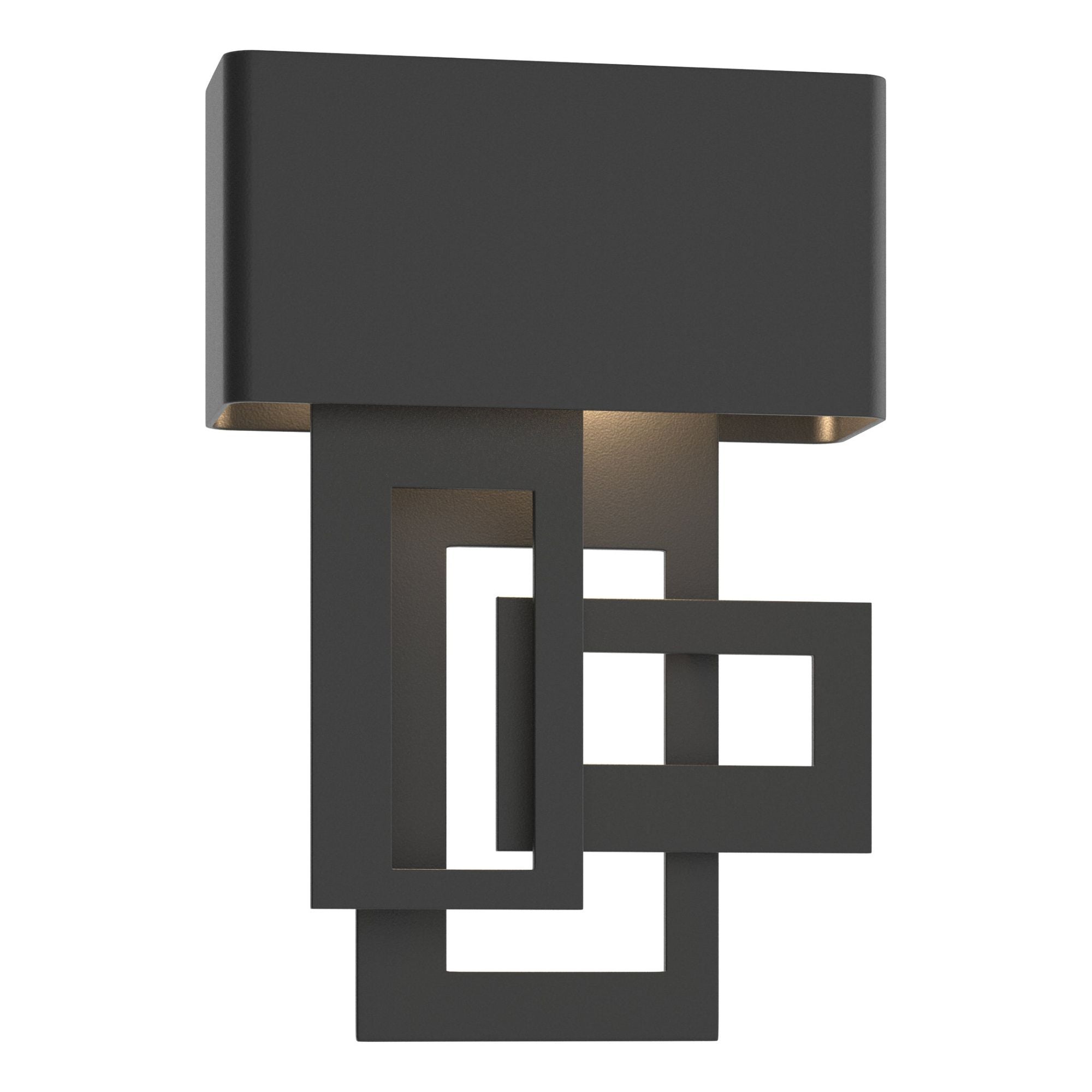 Collage Small Dark Sky Friendly LED Outdoor Sconce Left Facing LED in Coastal Black