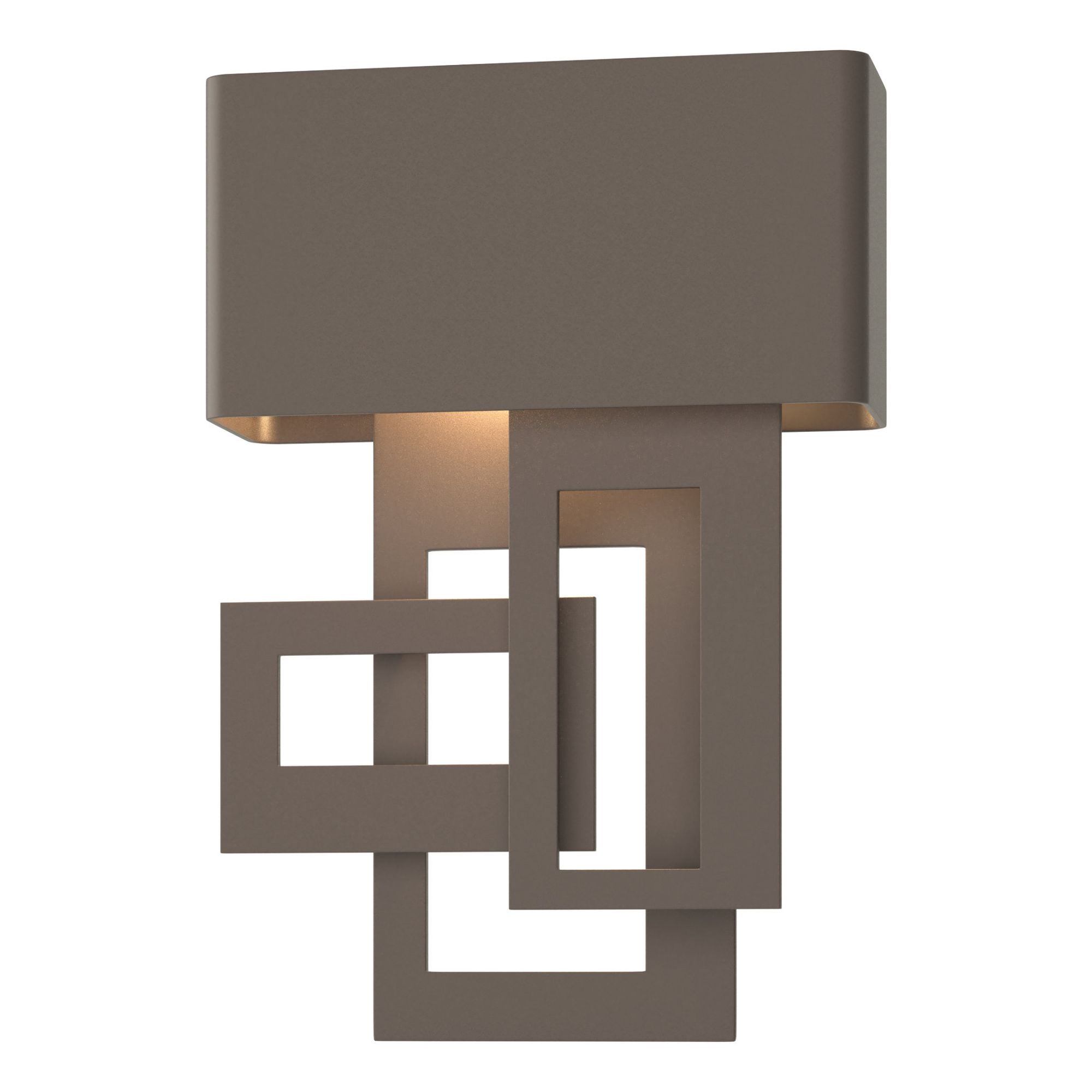 Collage Small Dark Sky Friendly LED Outdoor Sconce Right Facing LED in Coastal Dark Smoke