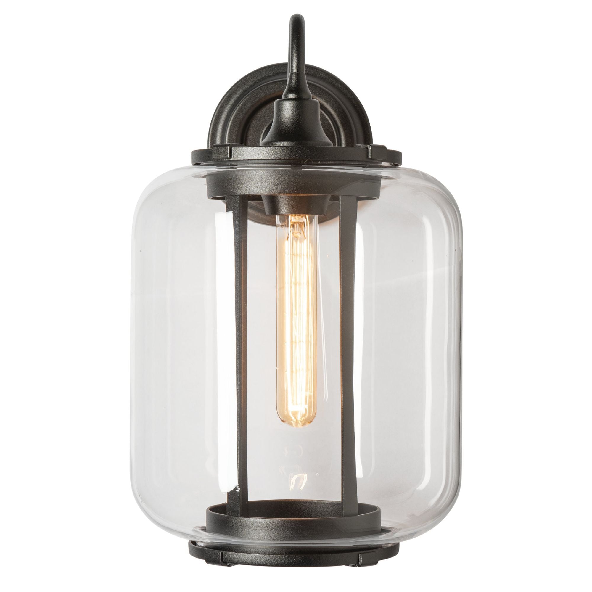 Fairwinds Large Outdoor Sconce 1-Light Clear Glass (ZM) in Coastal Oil Rubbed Bronze