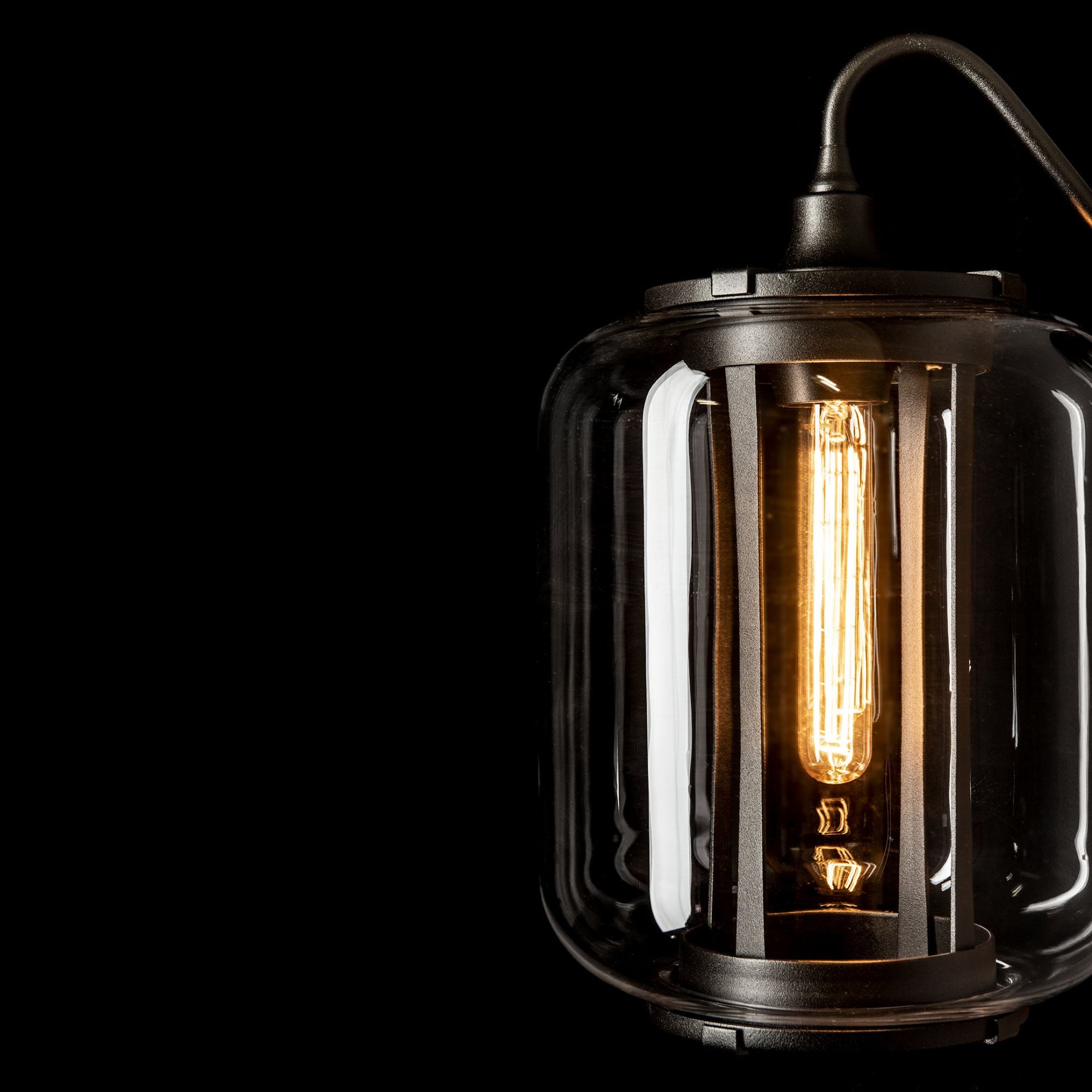 Fairwinds Large Outdoor Sconce 1-Light Clear Glass (ZM) in Coastal Oil Rubbed Bronze