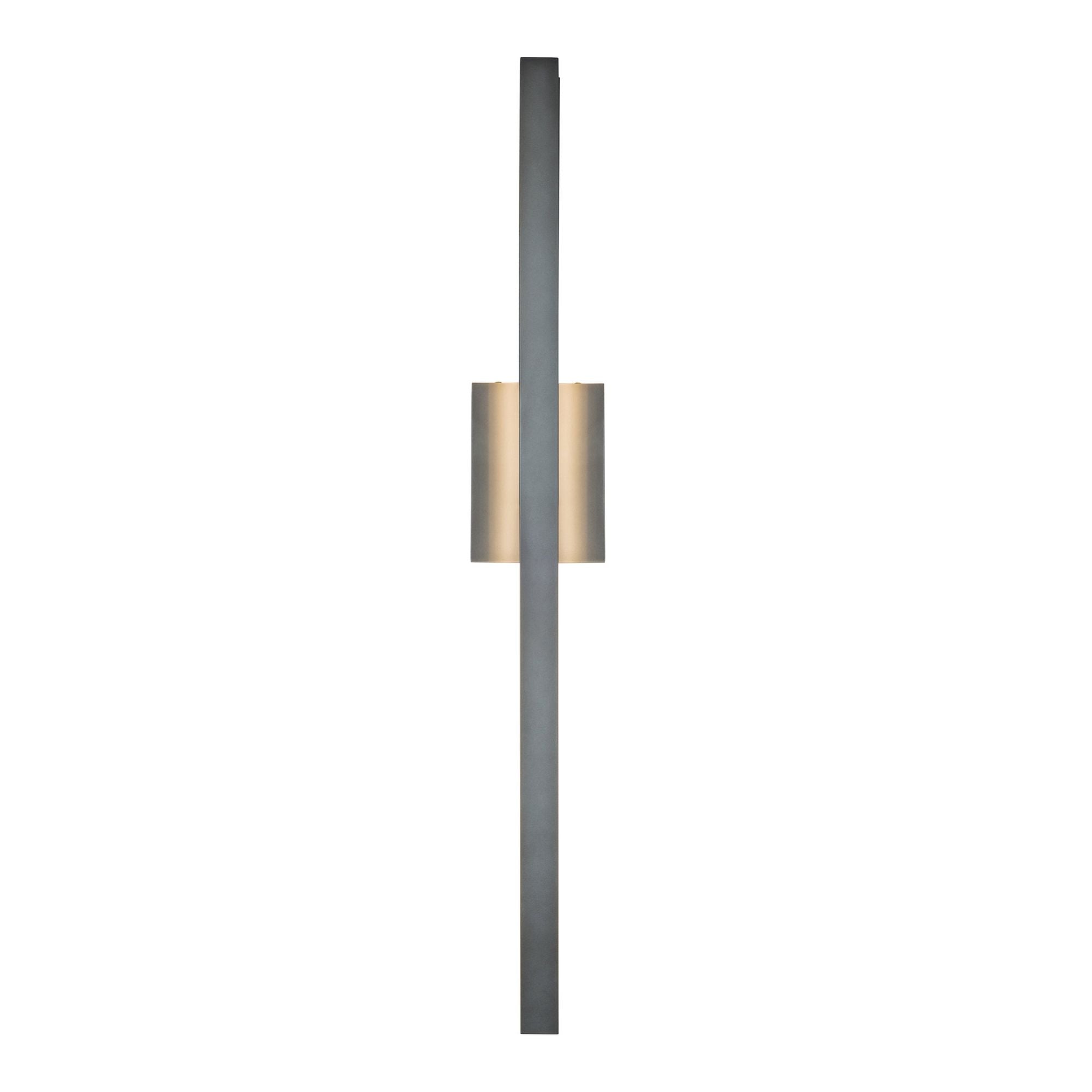 Edge Large LED Outdoor Sconce LED Seeded Clear Glass (II) in Coastal Dark Smoke
