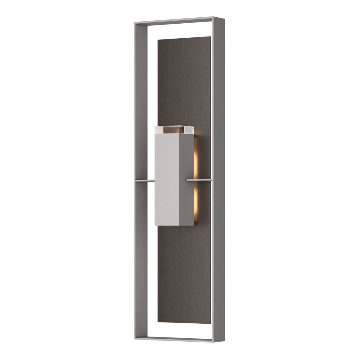Shadow Box Extra Tall Sconce 2-Light Coastal Oil Rubbed Bronze Accent