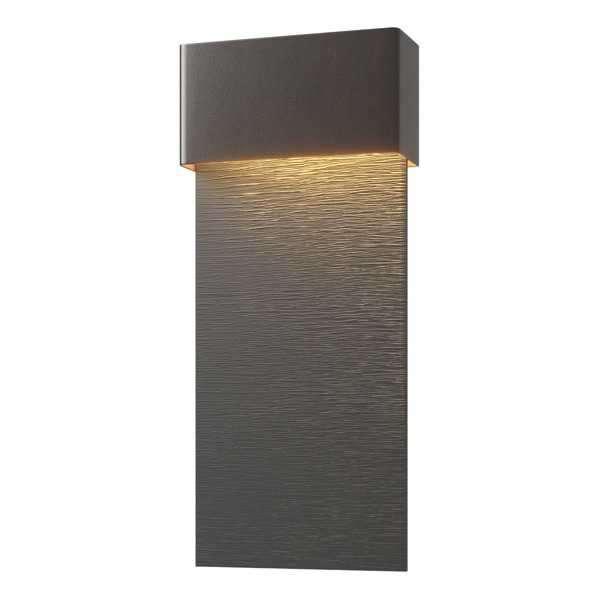 Stratum Large Dark Sky Friendly LED Outdoor Sconce Coastal Black Accent LED in Coastal Oil Rubbed Bronze