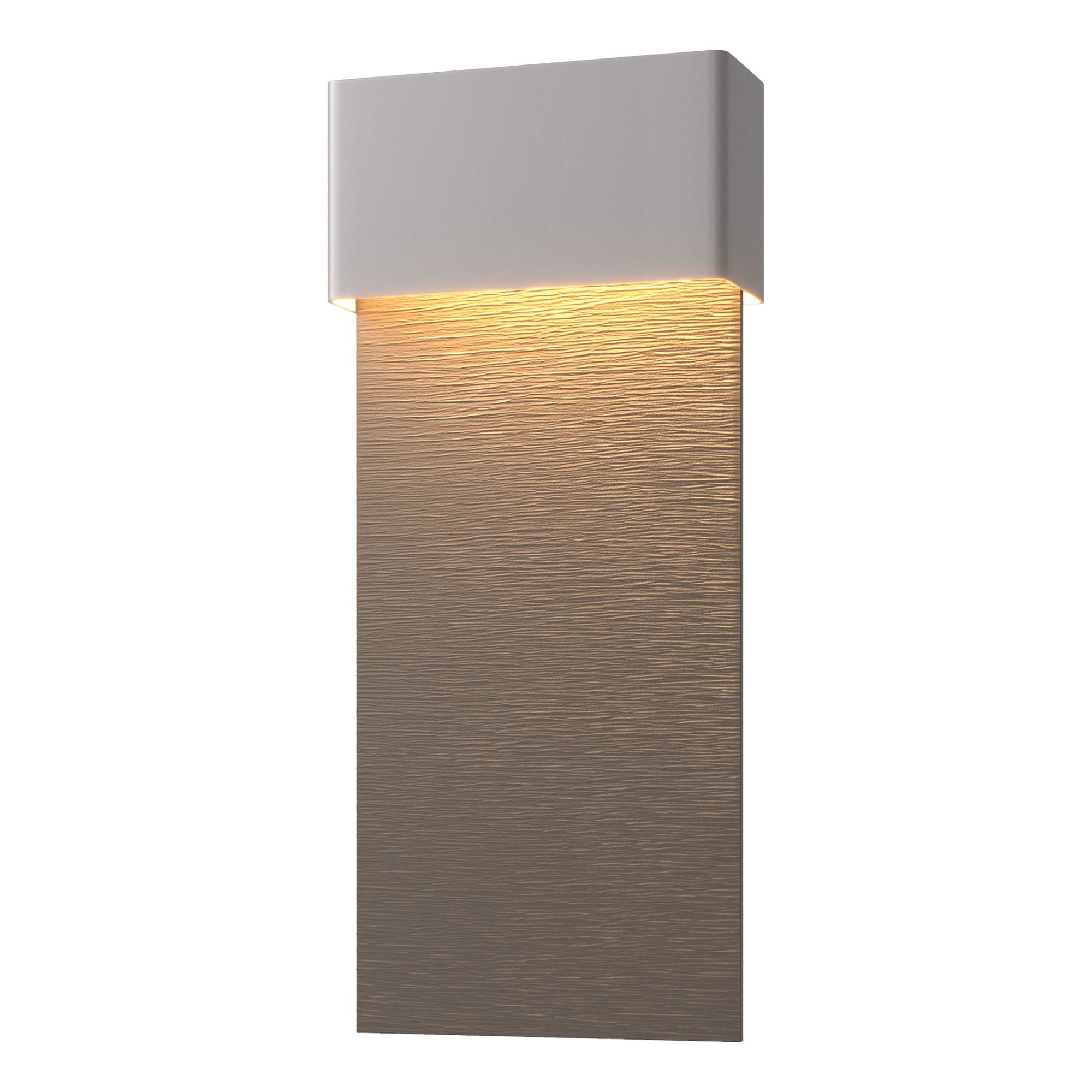 Stratum Large Dark Sky Friendly LED Outdoor Sconce Coastal Dark Smoke Accent LED in Coastal Burnished Steel