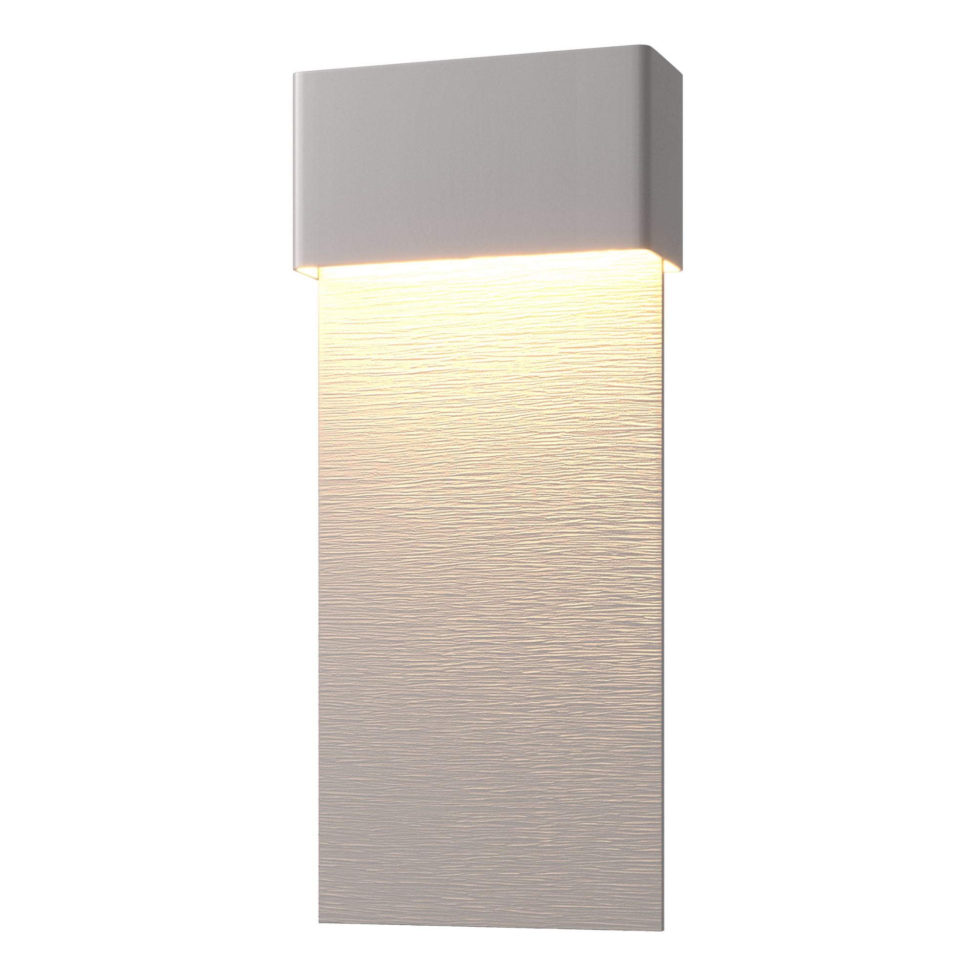Stratum Large Dark Sky Friendly LED Outdoor Sconce Coastal Burnished Steel Accent LED in Coastal Burnished Steel