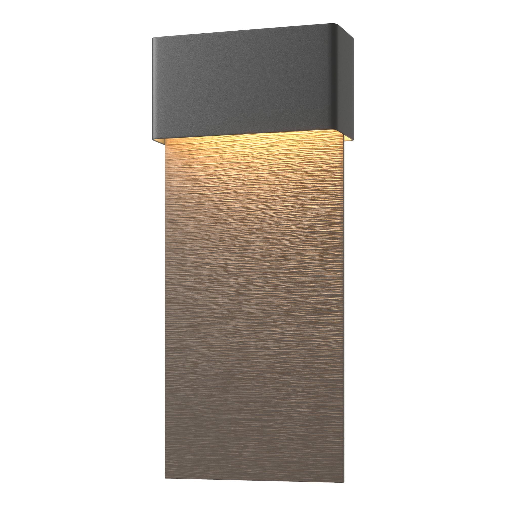Stratum Large Dark Sky Friendly LED Outdoor Sconce Coastal Dark Smoke Accent LED in Coastal Black