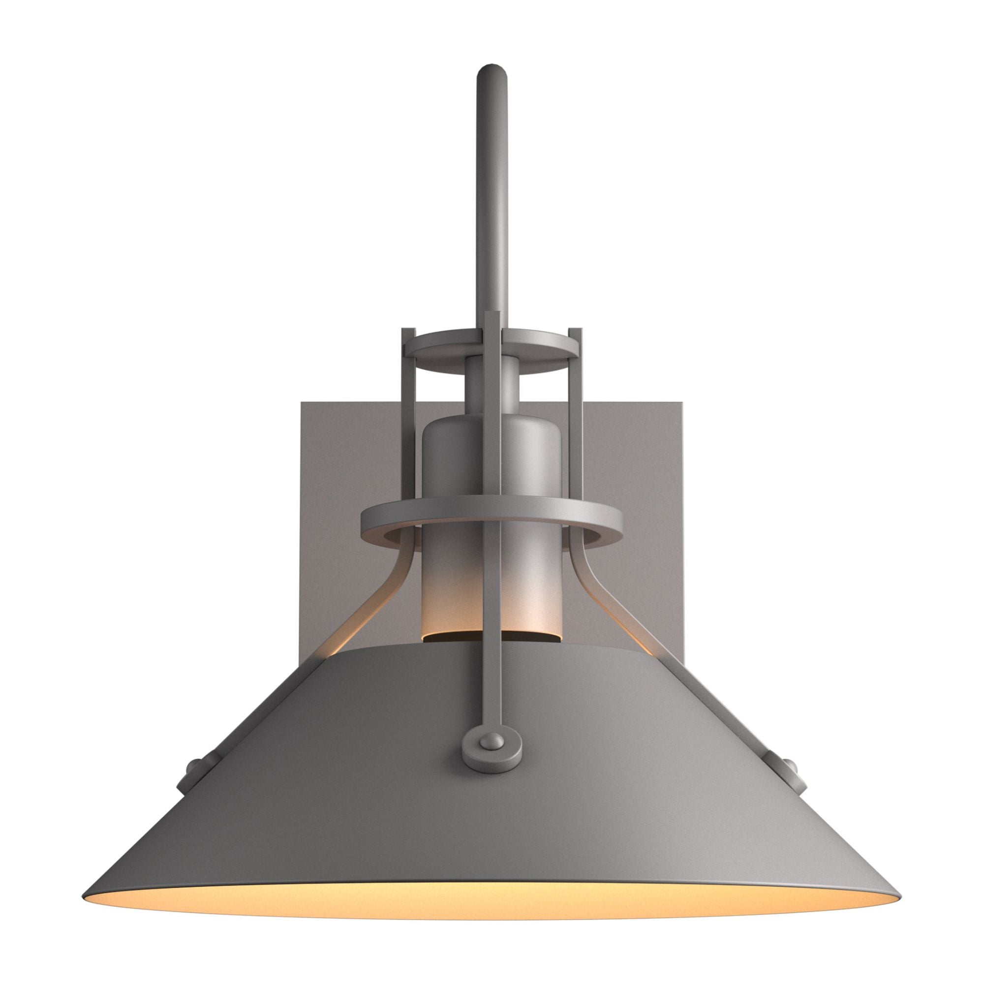 Henry Small Outdoor Sconce 1-Light in Coastal Burnished Steel
