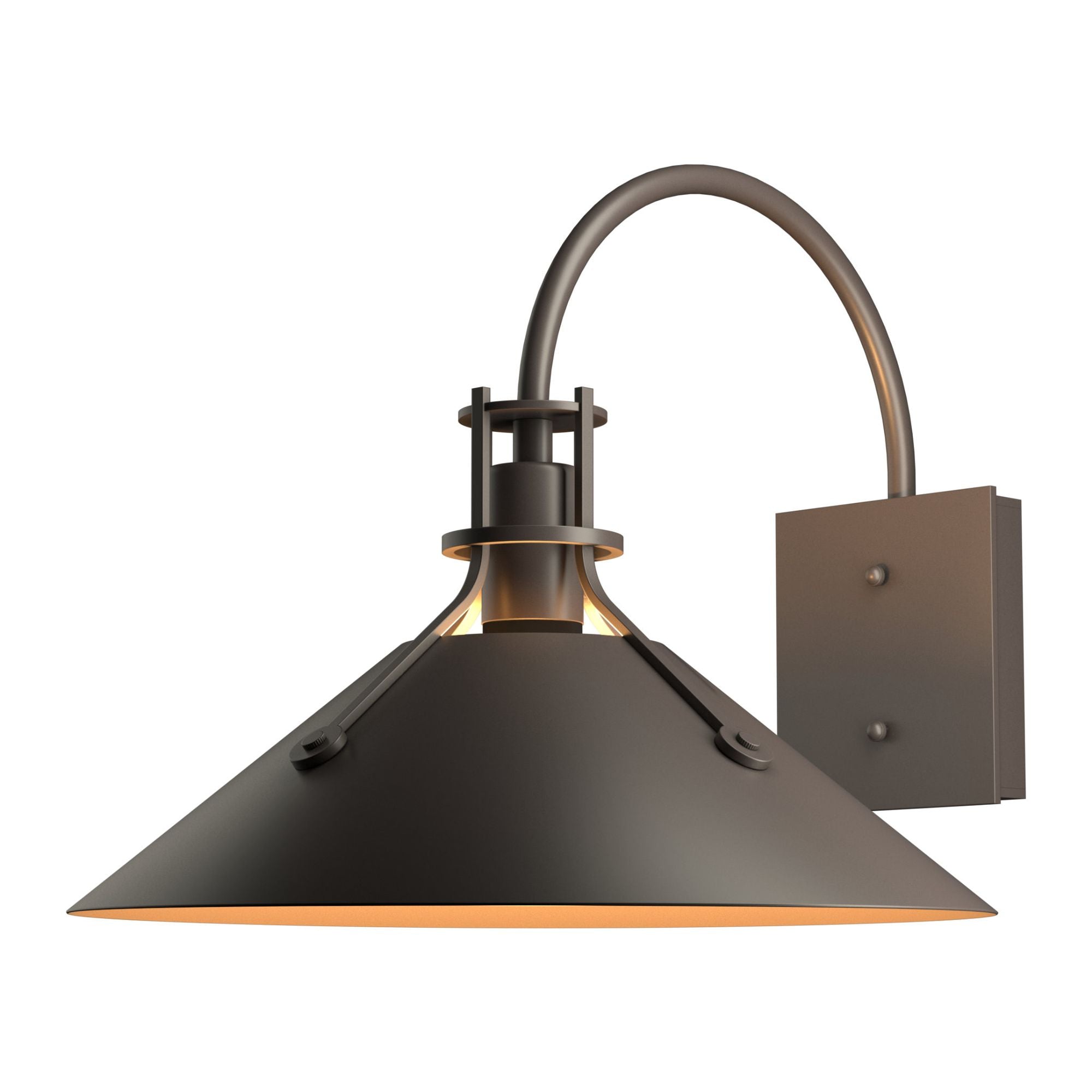 Henry Large Outdoor Sconce 1-Light in Coastal Dark Smoke