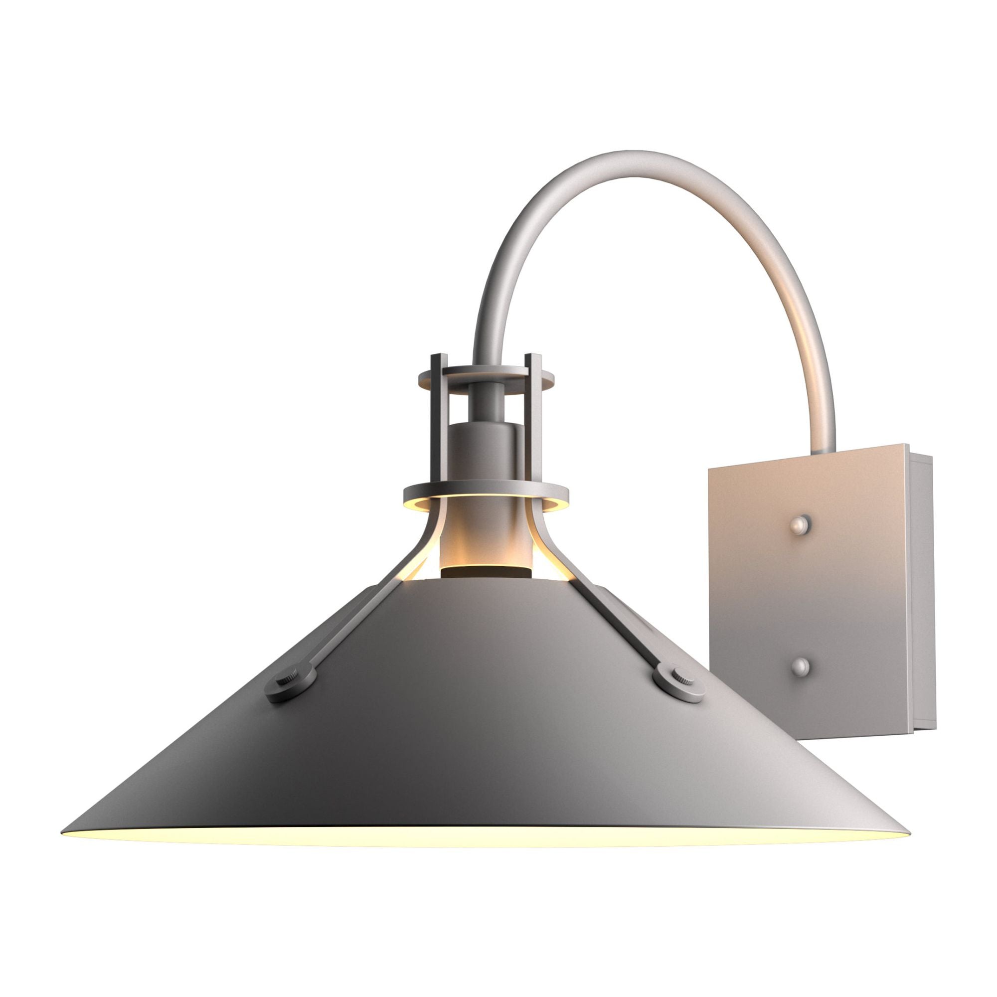Henry Large Outdoor Sconce 1-Light in Coastal Burnished Steel