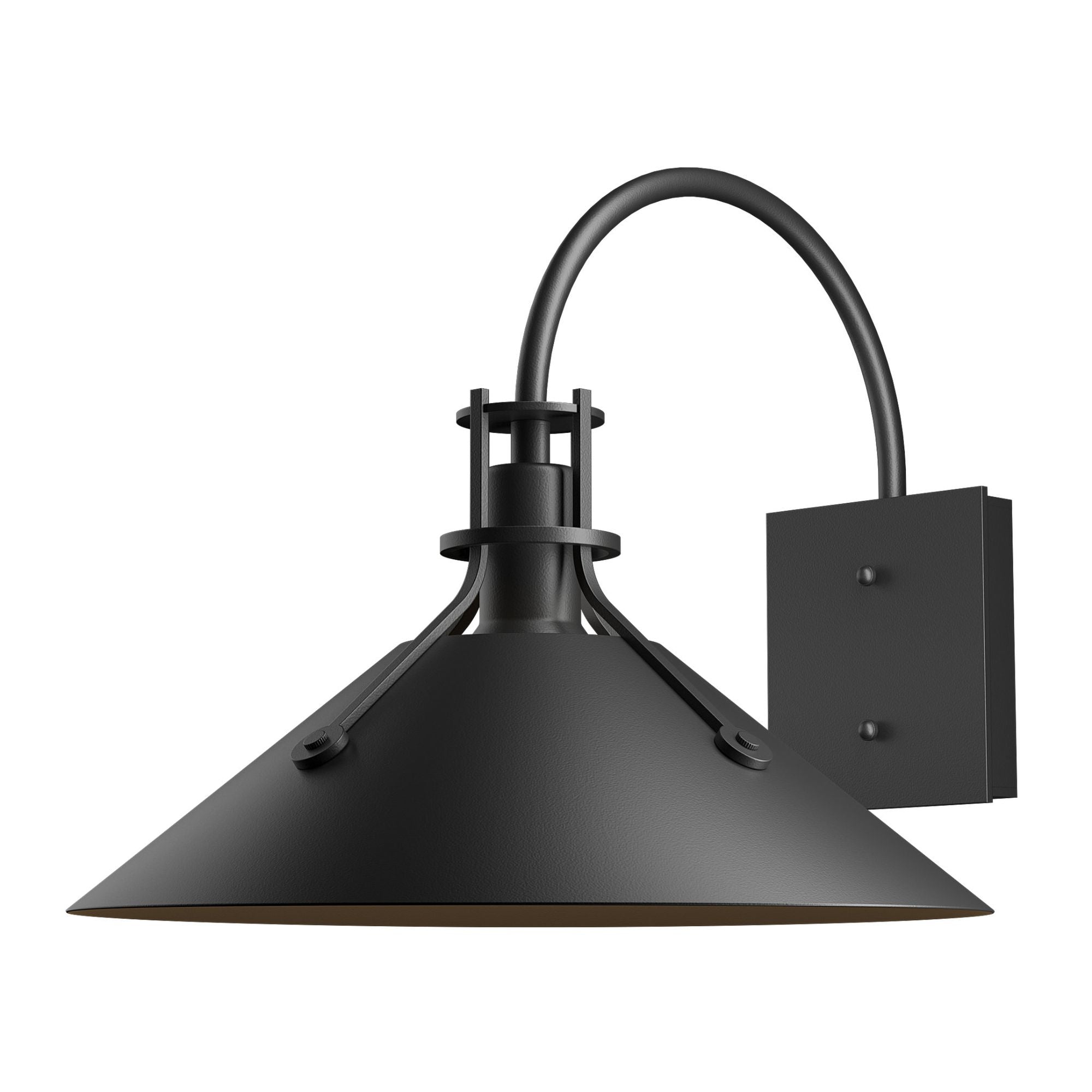 Henry Large Dark Sky Friendly Outdoor Sconce 1-Light in Coastal Black