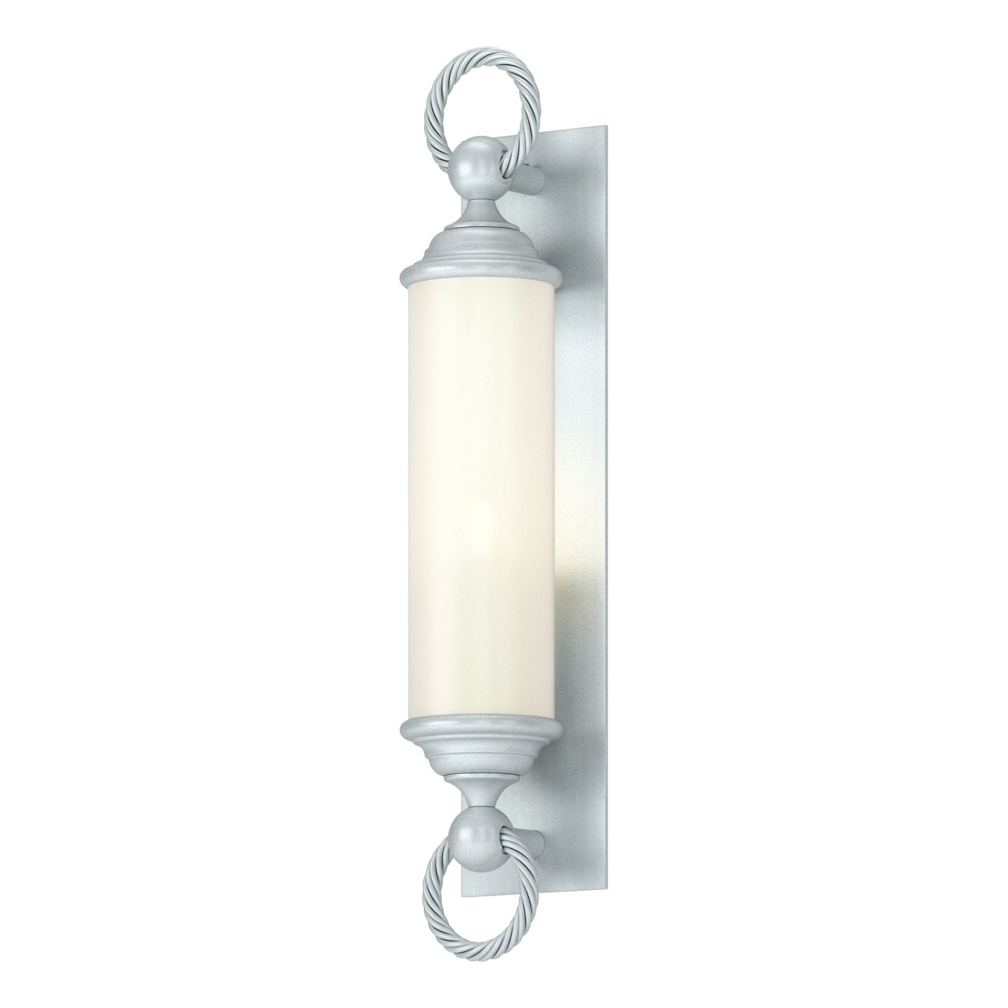 Cavo Large Outdoor Wall Sconce 1-Light Opal Glass (GG) in Coastal Burnished Steel