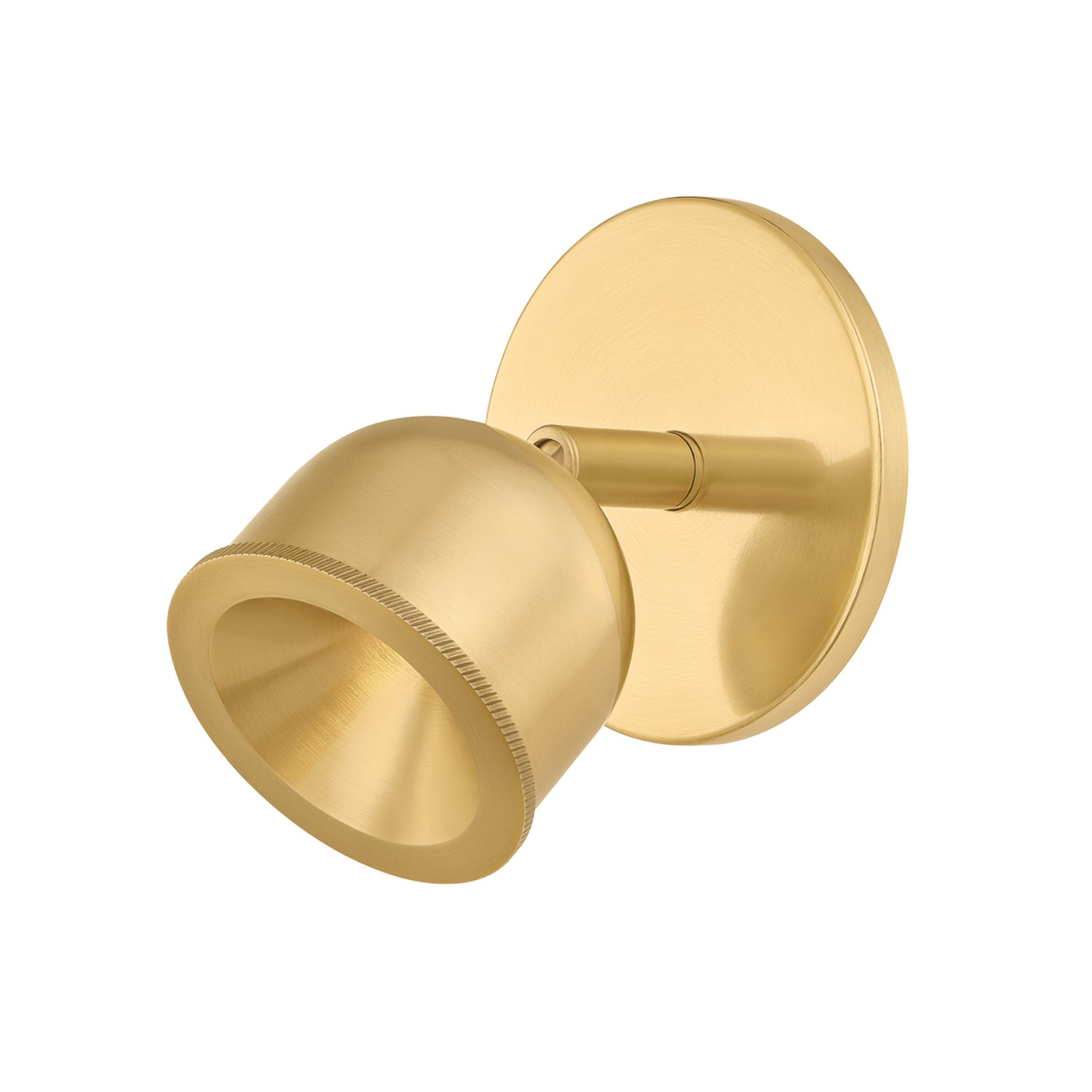 Tuthill 1-Light Flush Mount in Aged Brass 4.25W x 4.25H (3041-AGB)