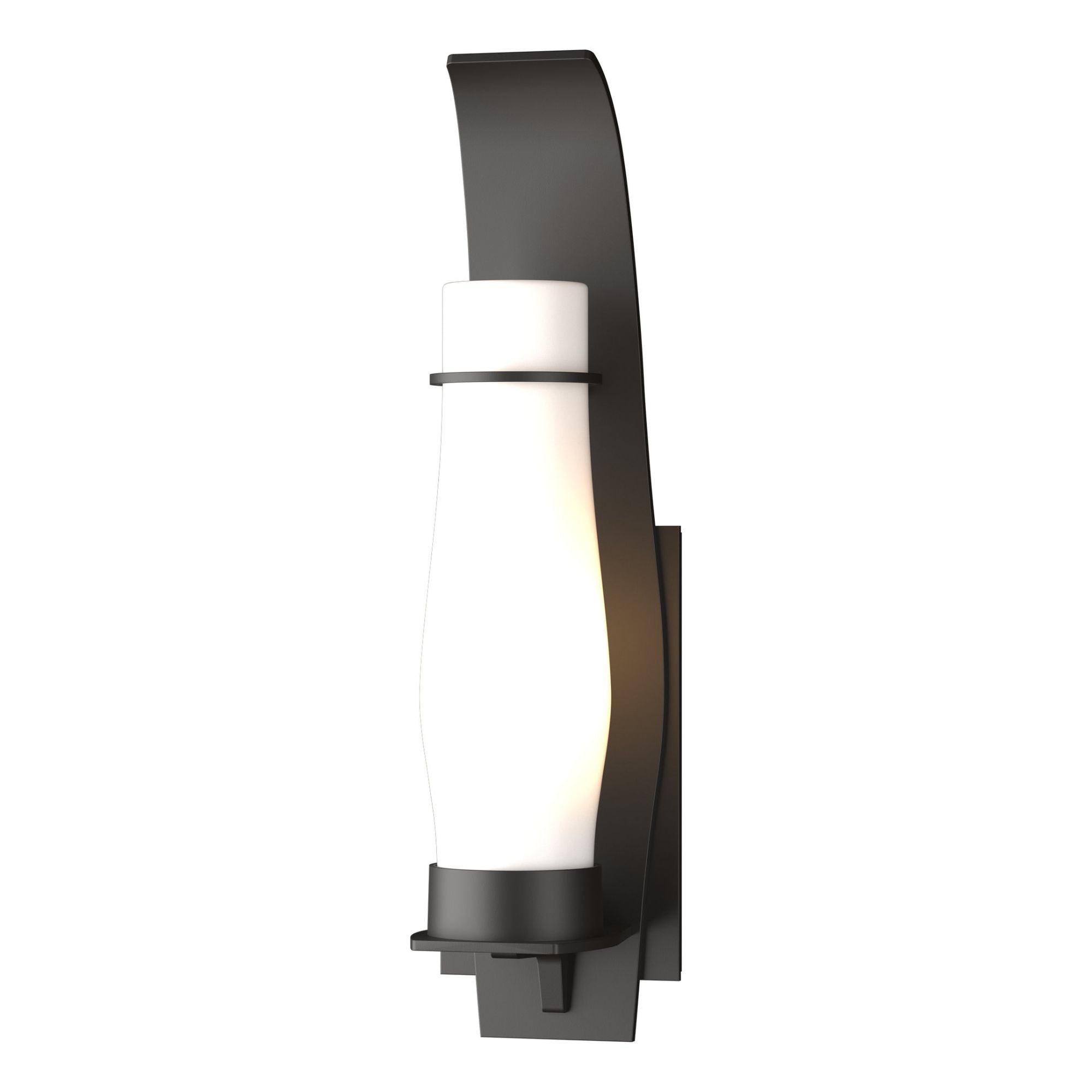 Sea Coast Outdoor Sconce 1-Light Opal Glass (GG) in Coastal Oil Rubbed Bronze