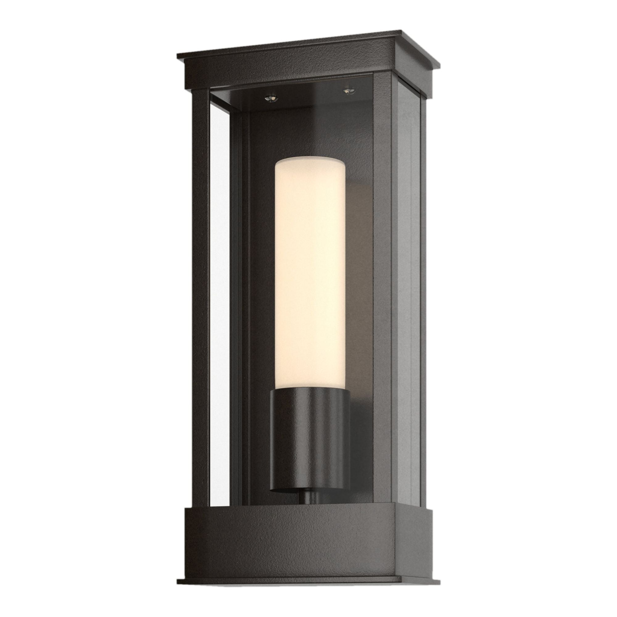 Portico Small Outdoor Sconce 1-Light Opal Glass (GG) in Coastal Oil Rubbed Bronze