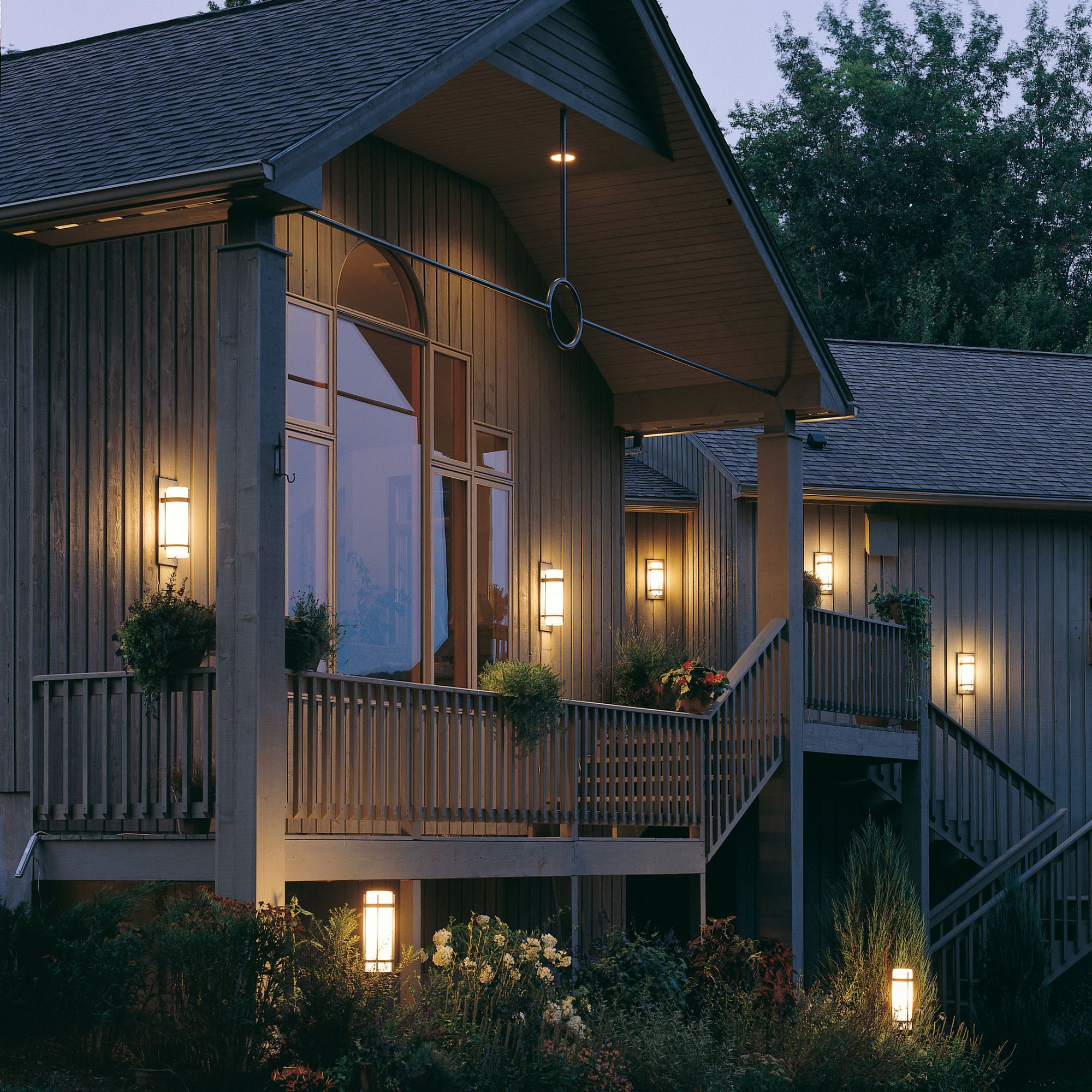 Hubbardton Forge Banded Outdoor Sconce - Thumbnail 5