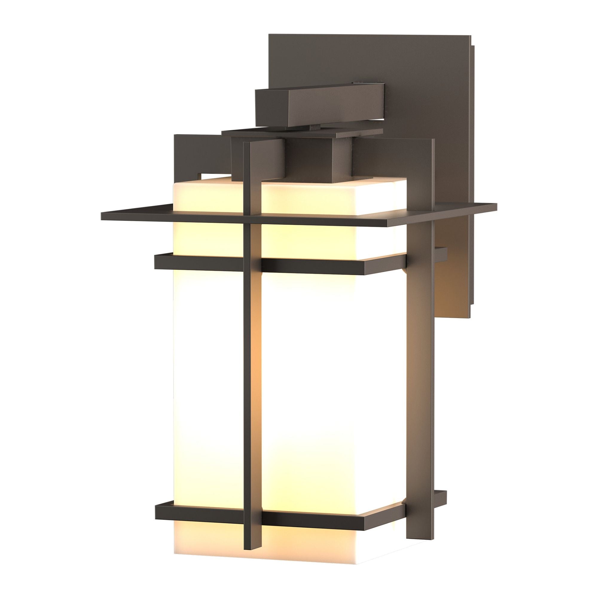 Tourou Outdoor Sconce 1-Light Opal Glass (GG) in Coastal Dark Smoke