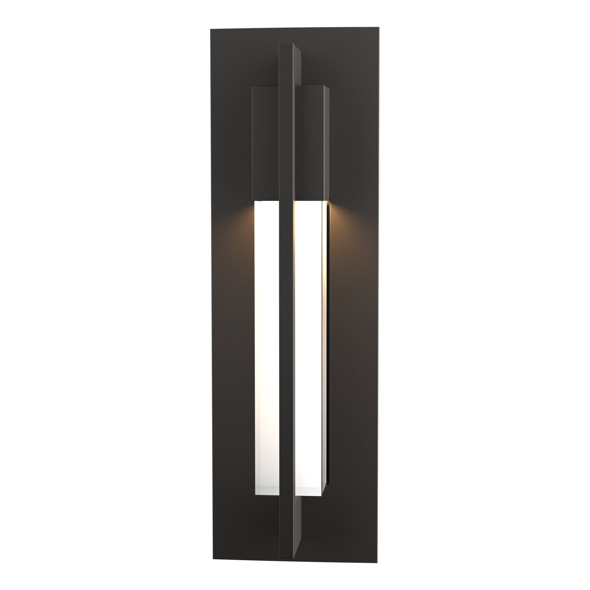 Axis Small Outdoor Sconce 1-Light Clear Glass (ZM) in Coastal Oil Rubbed Bronze