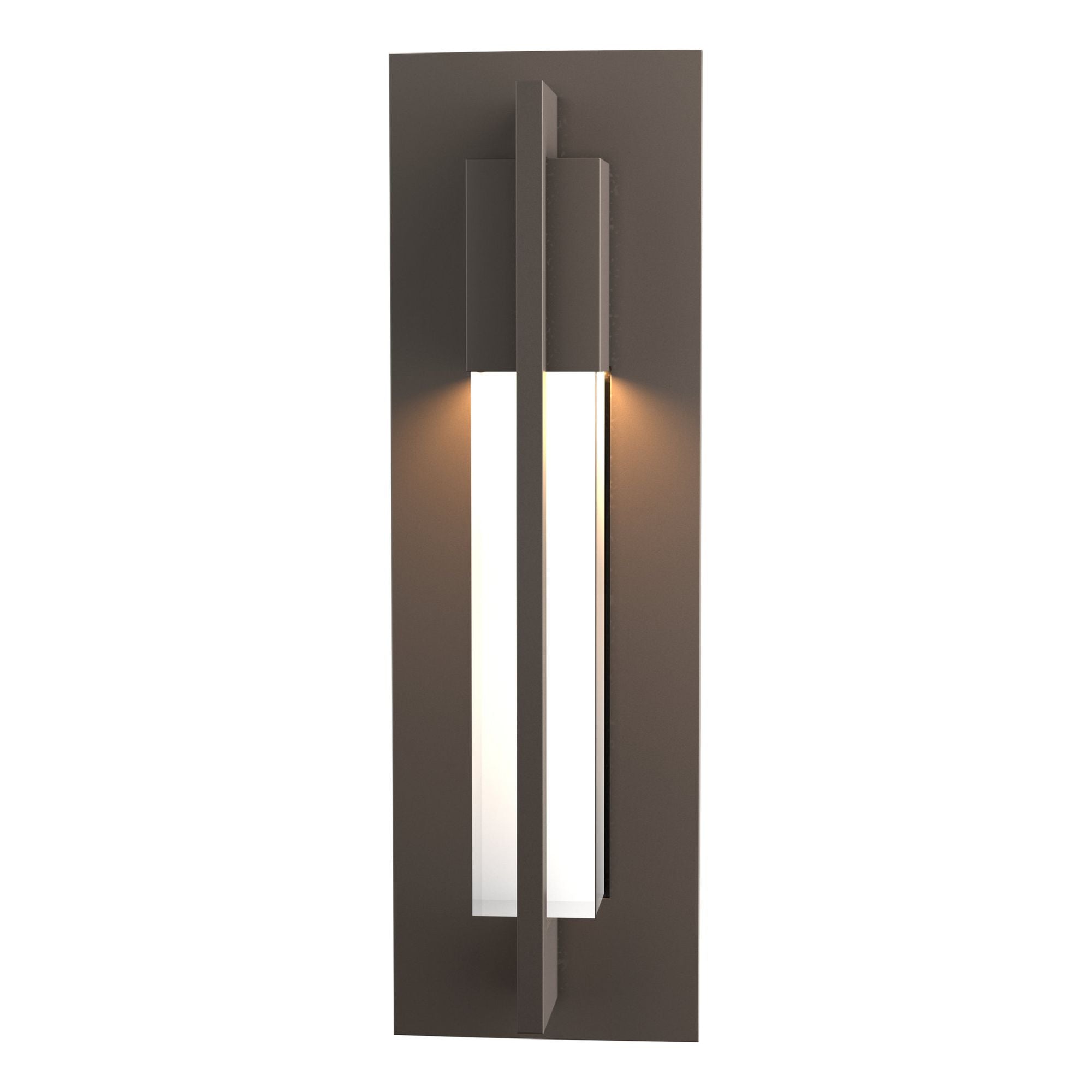Axis Small Outdoor Sconce 1-Light Clear Glass (ZM) in Coastal Dark Smoke