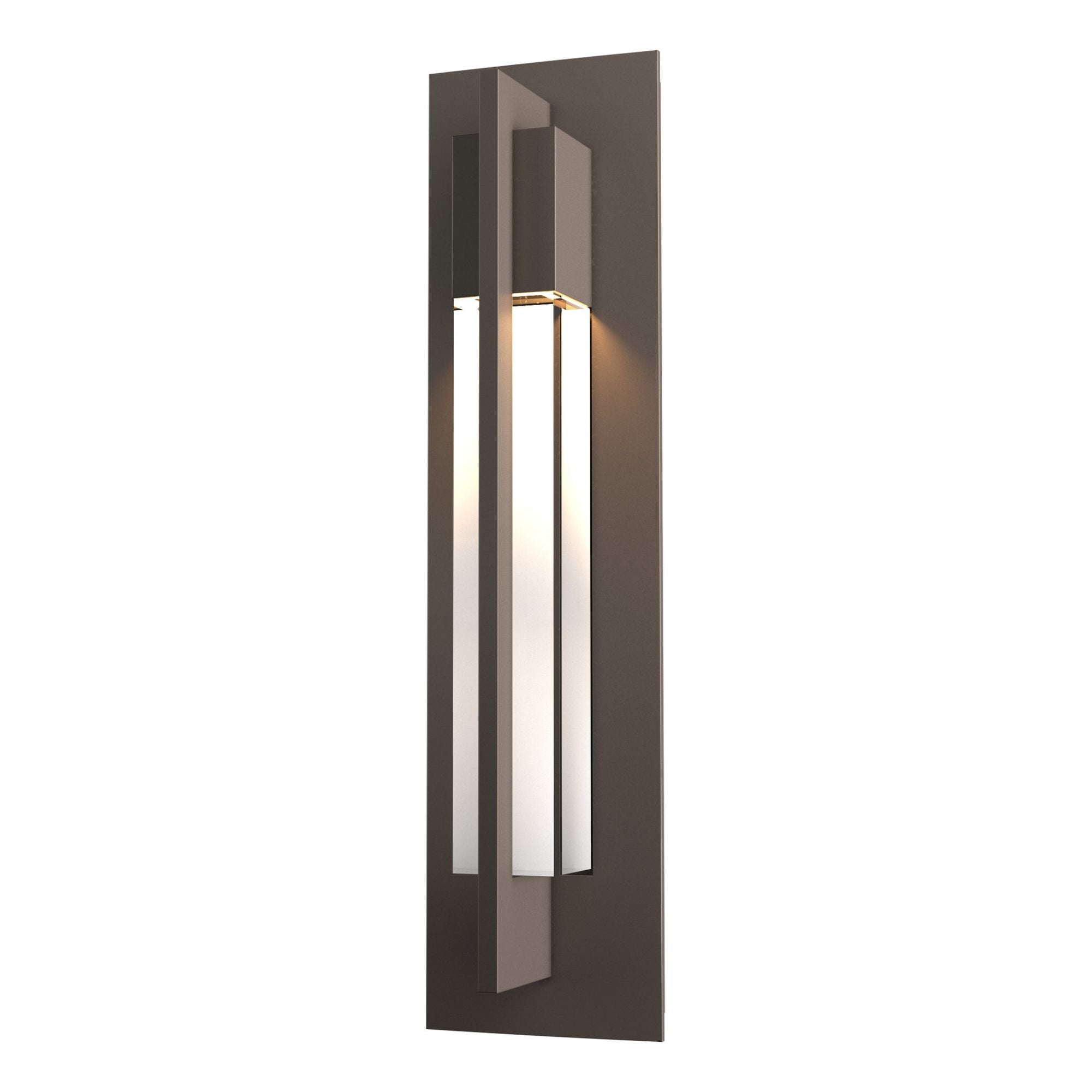 Axis Outdoor Sconce 1-Light Clear Glass (ZM) in Coastal Dark Smoke