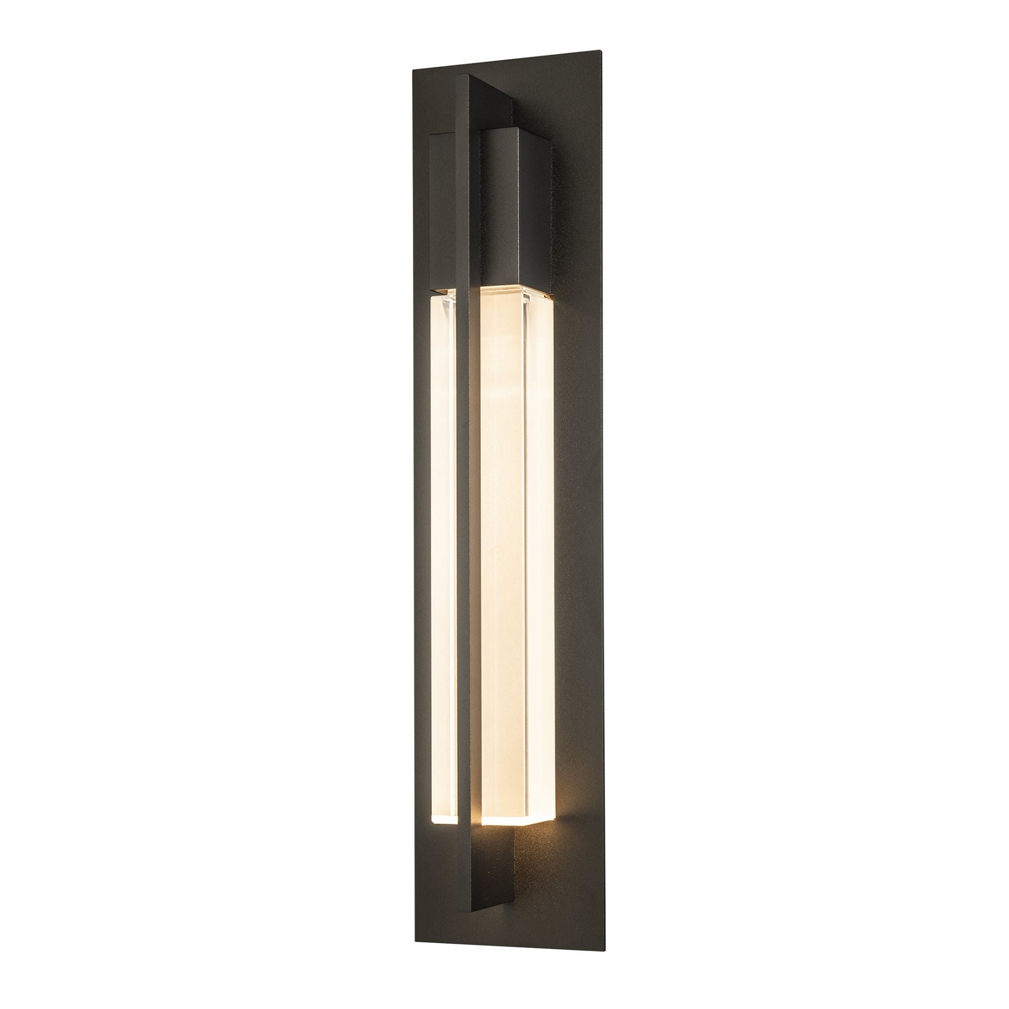 Axis Large Outdoor Sconce 1-Light Clear Glass (ZM) in Coastal Oil Rubbed Bronze
