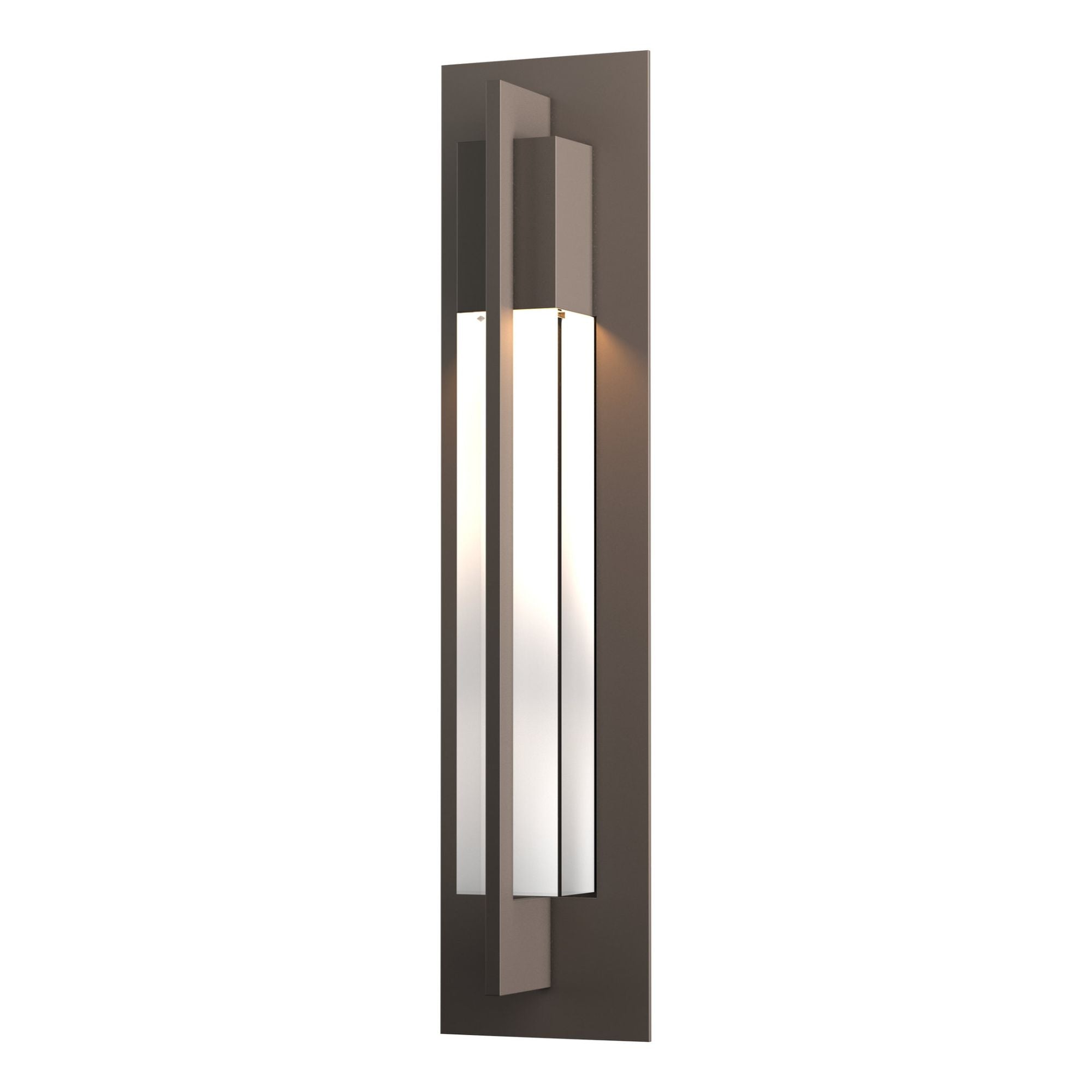 Axis Large Outdoor Sconce 1-Light Clear Glass (ZM) in Coastal Dark Smoke