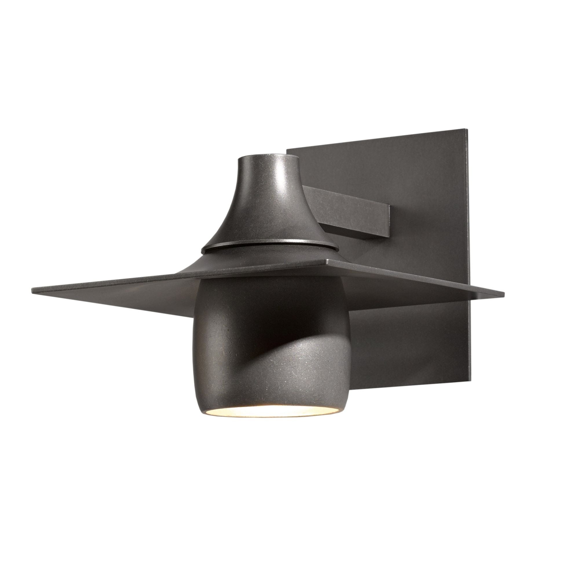 Hood Dark Sky Outdoor Sconce 1-Light in Coastal Burnished Steel